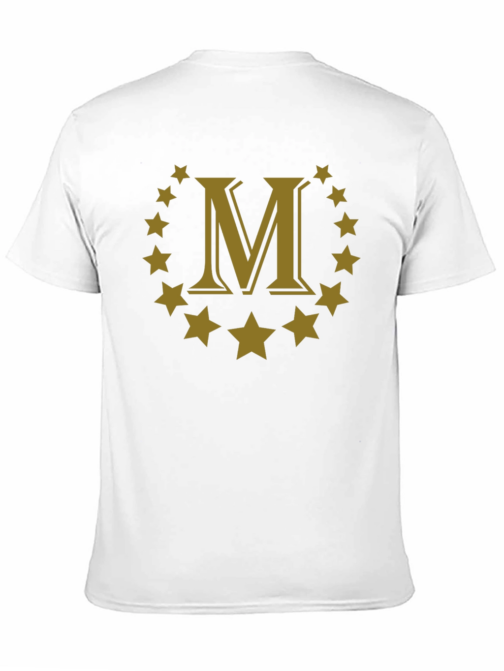 Letter M Star Circle Graphic Tee