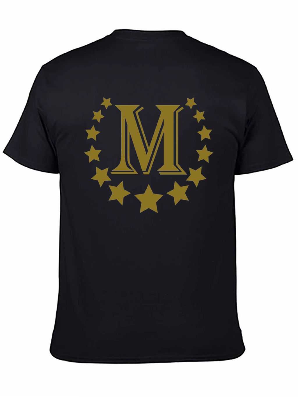 Letter M Star Circle Graphic Tee