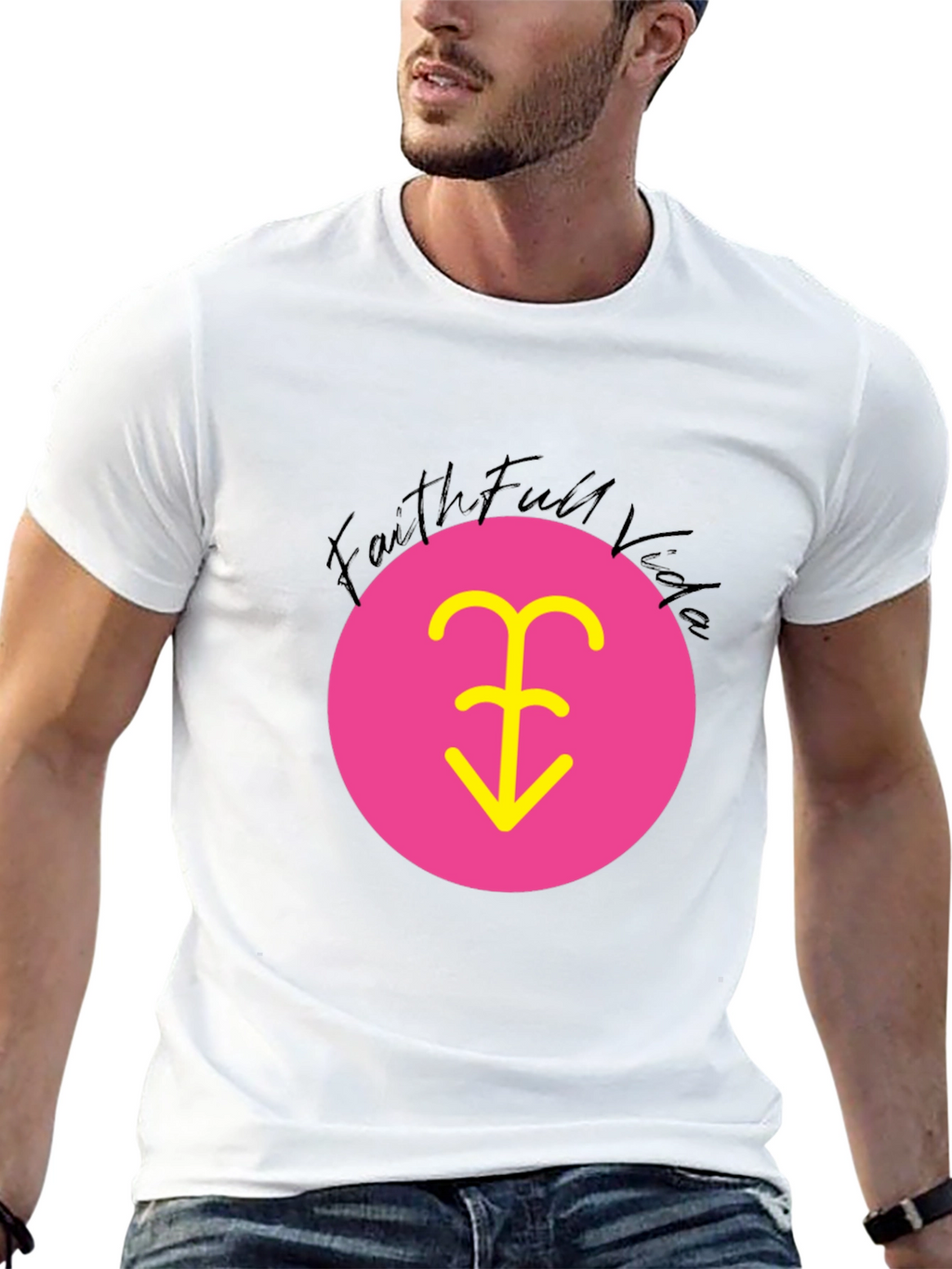 Faith Full Vida Black T-Shirt