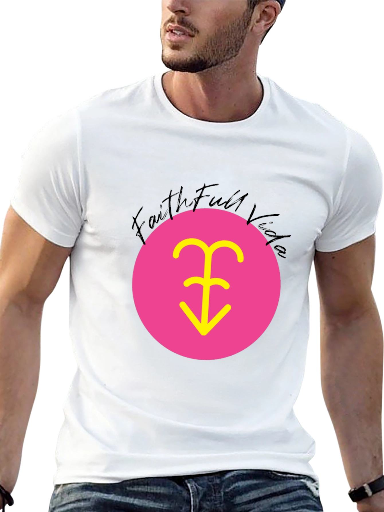 Faith Full Vida Black T-Shirt