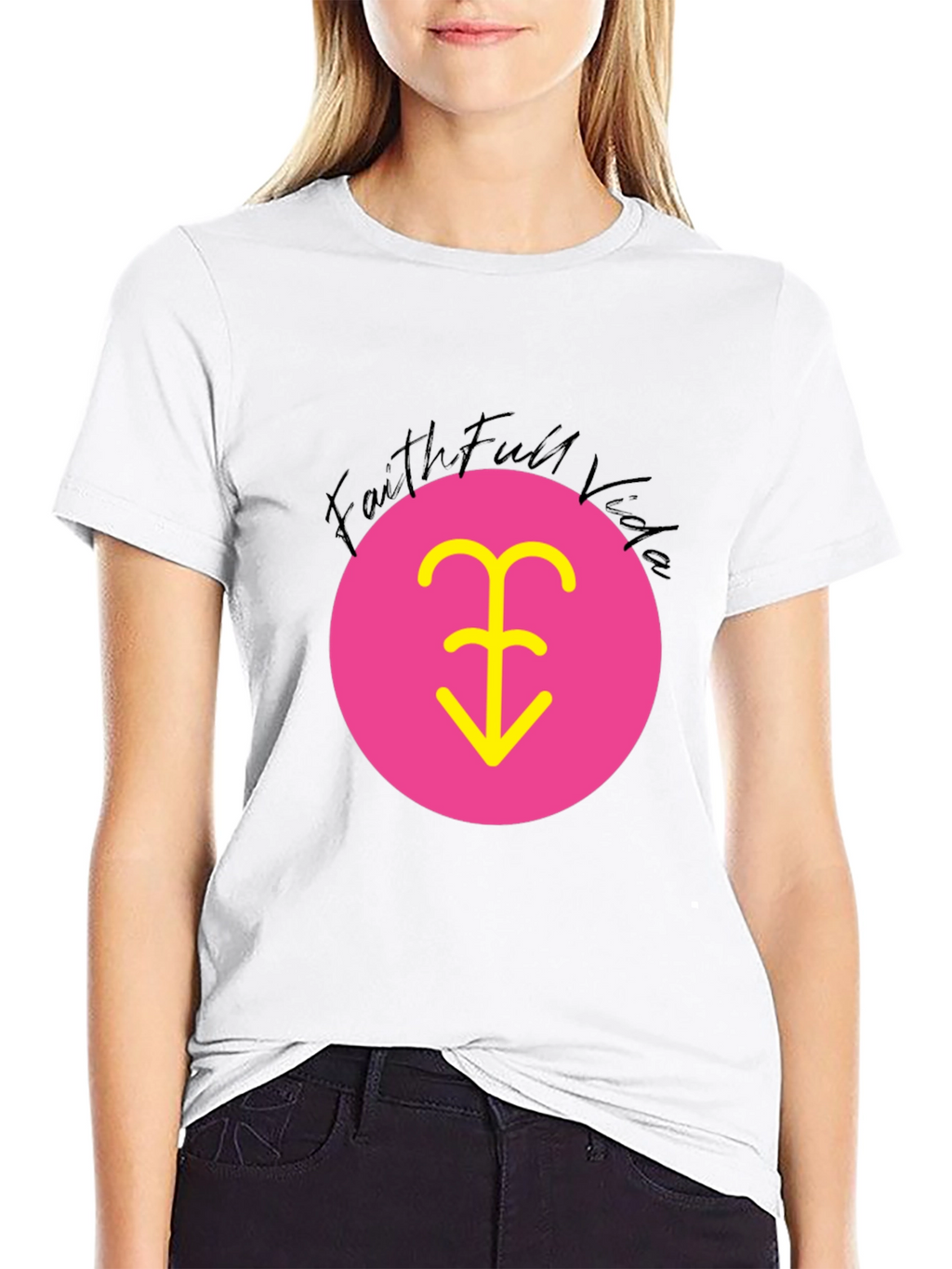 Faith Full Vida Black T-Shirt