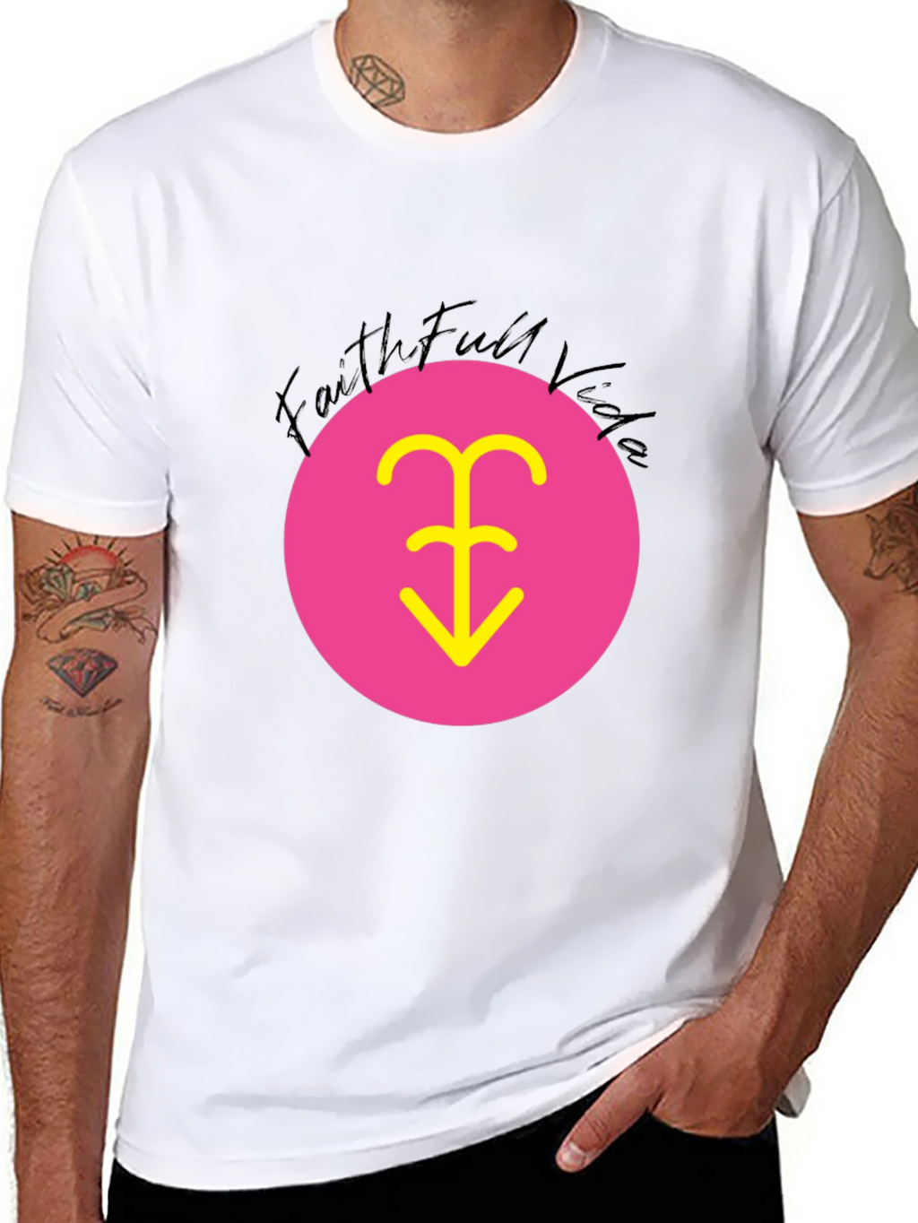Faith Full Vida Black T-Shirt