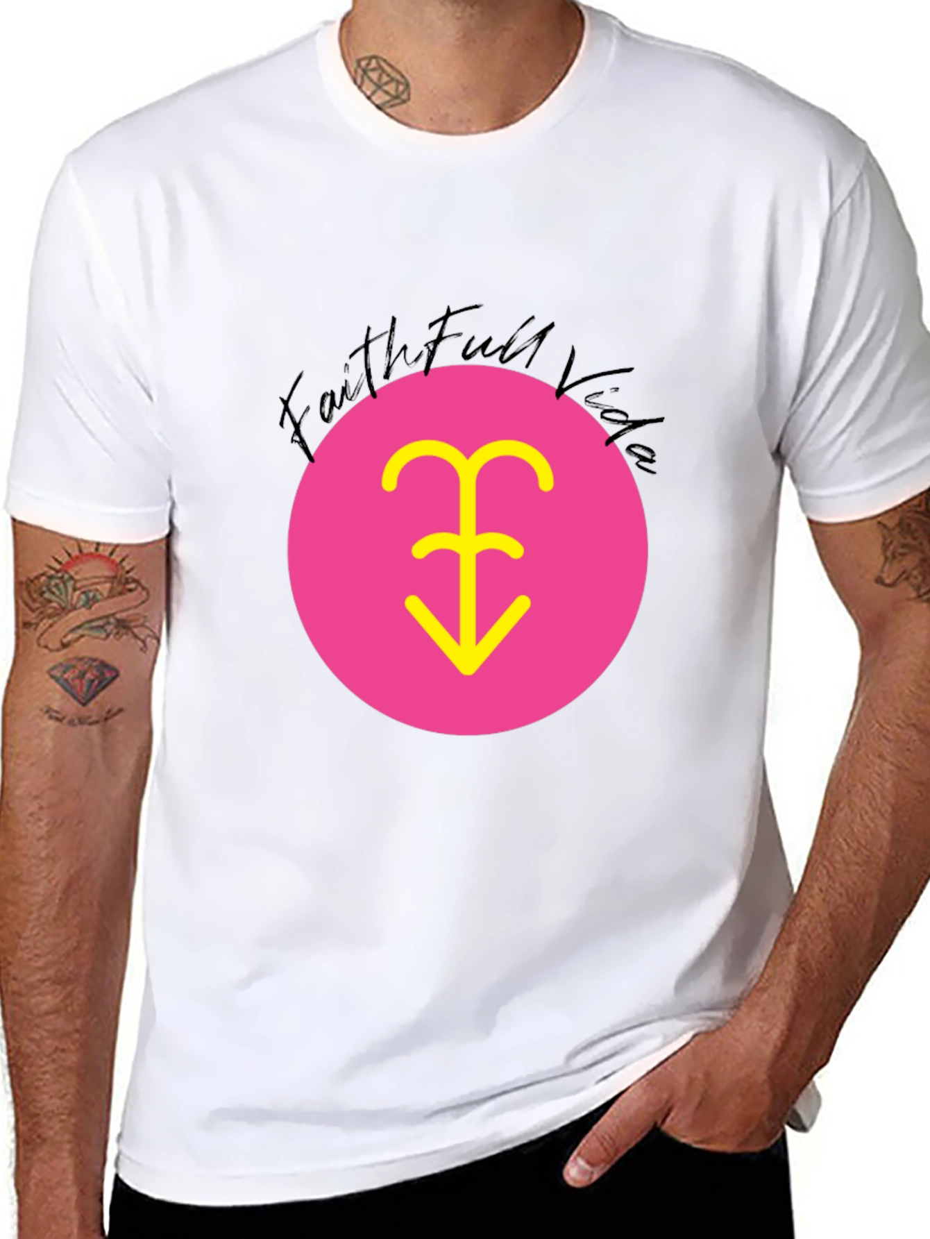 Faith Full Vida Black T-Shirt