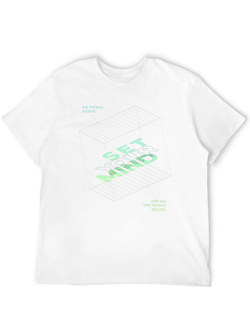Set Your Mind Black Graphic T-Shirt