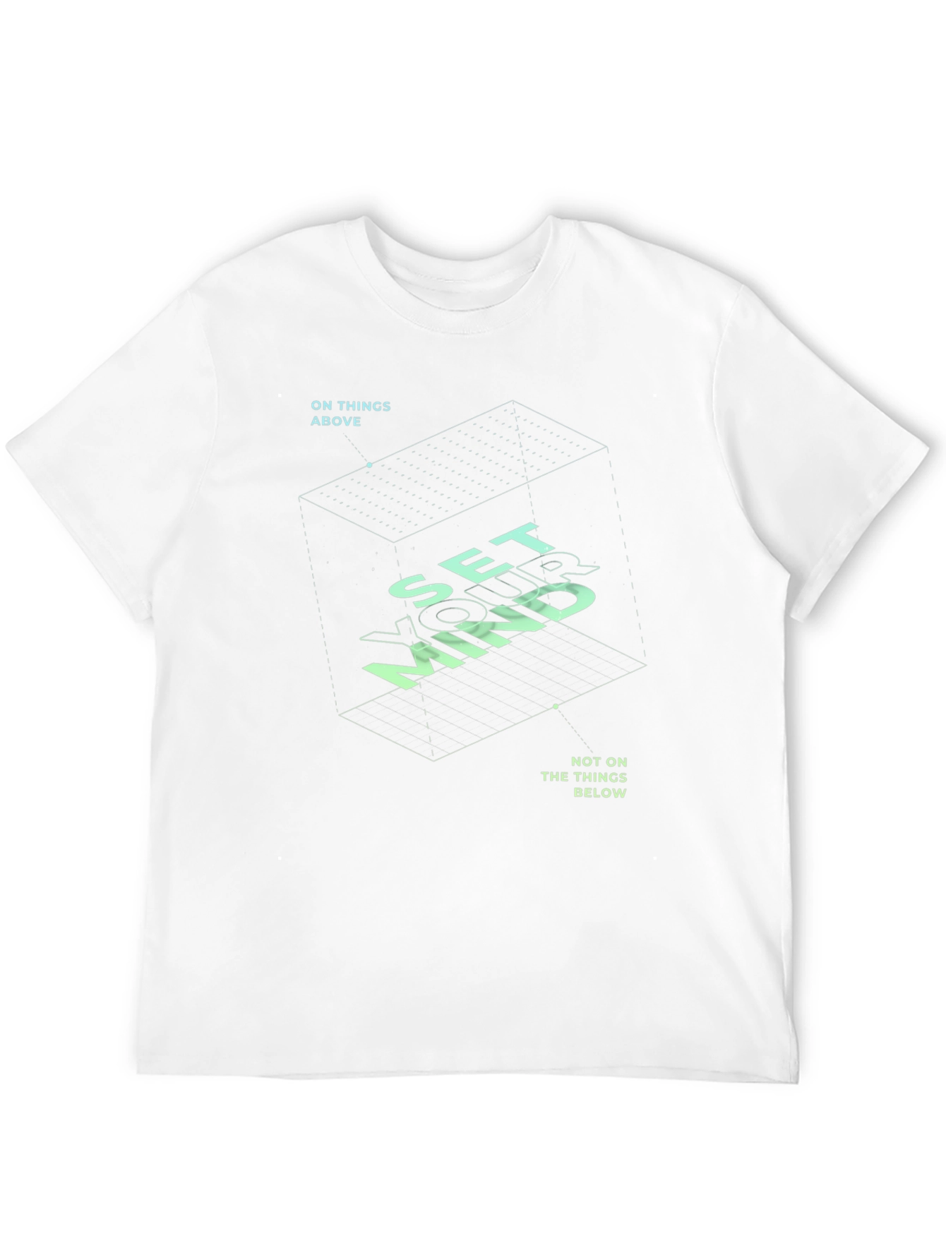 Set Your Mind Black Graphic T-Shirt