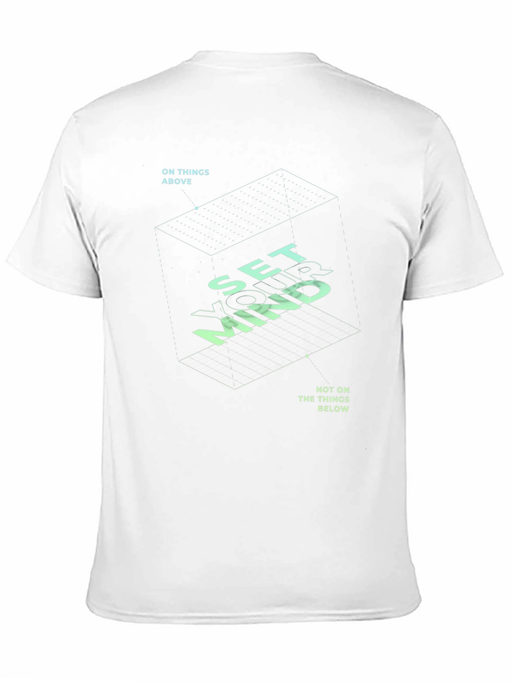 Set Your Mind Black Graphic T-Shirt
