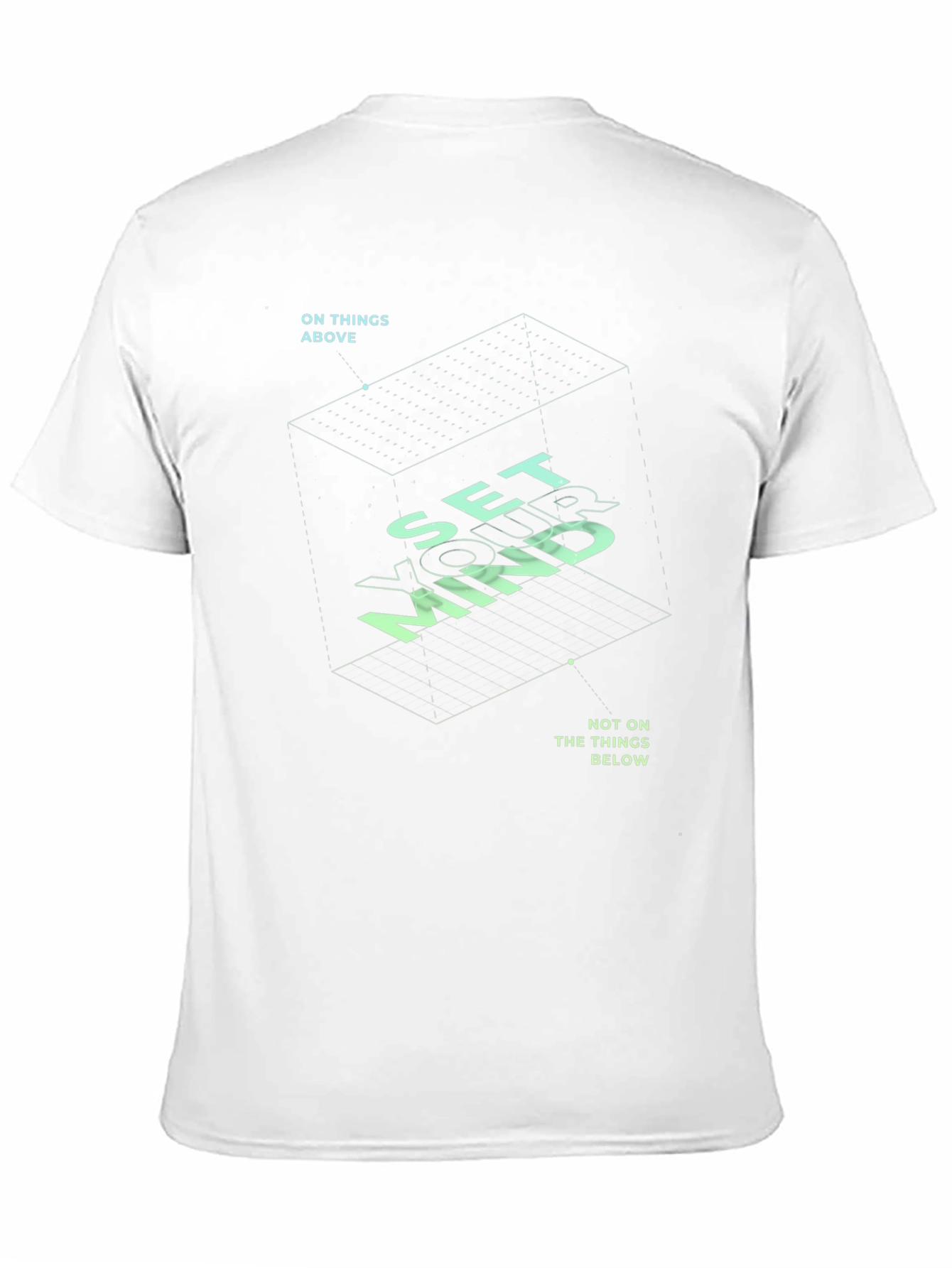 Set Your Mind Black Graphic T-Shirt