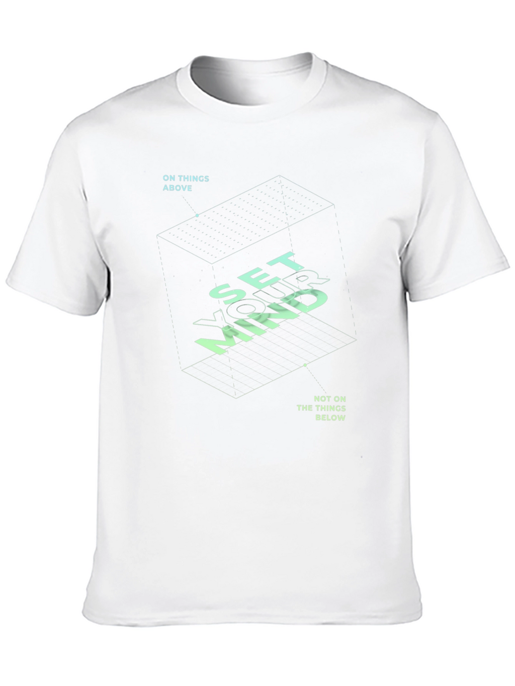 Set Your Mind Black Graphic T-Shirt