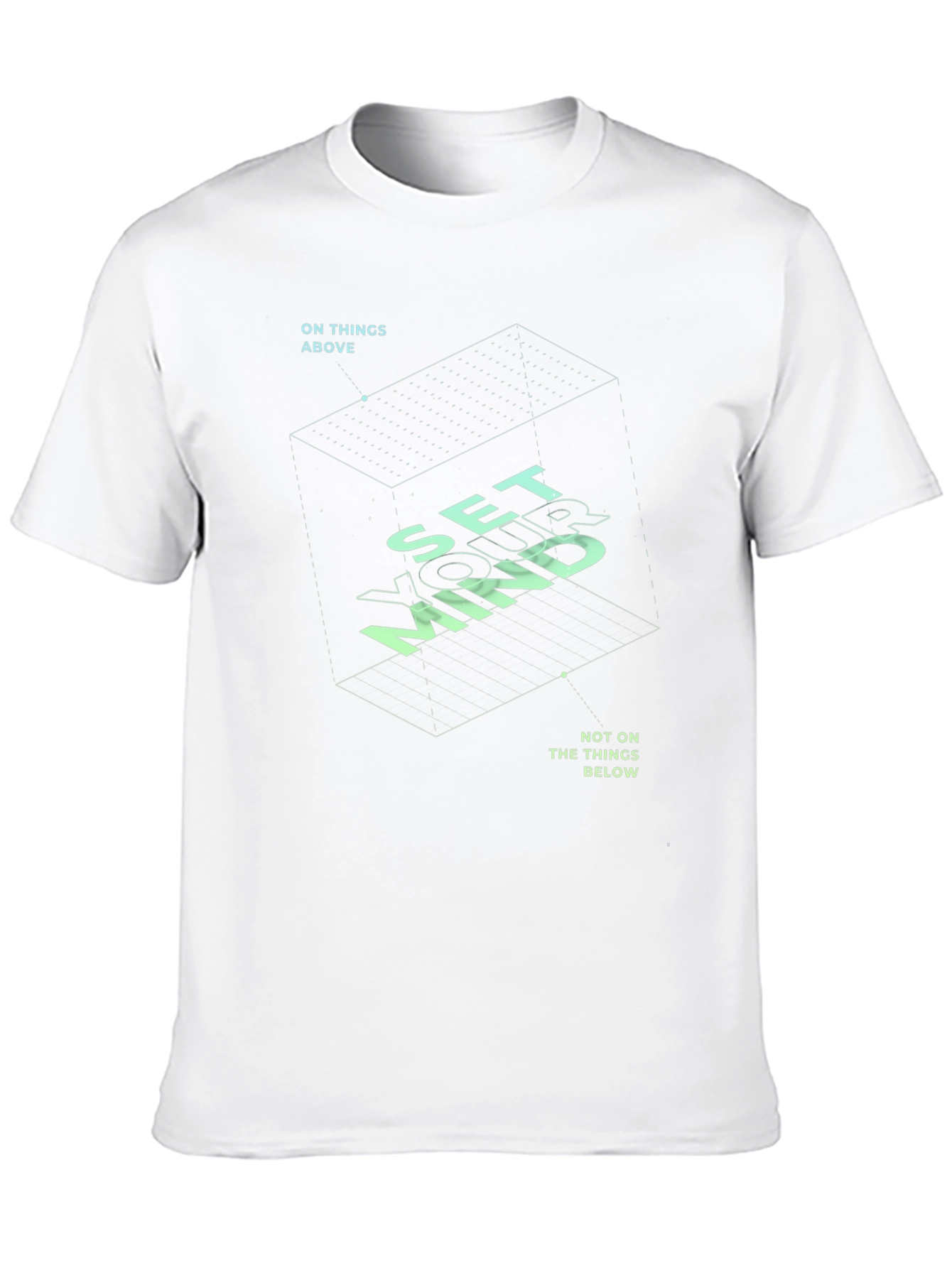 Set Your Mind Black Graphic T-Shirt
