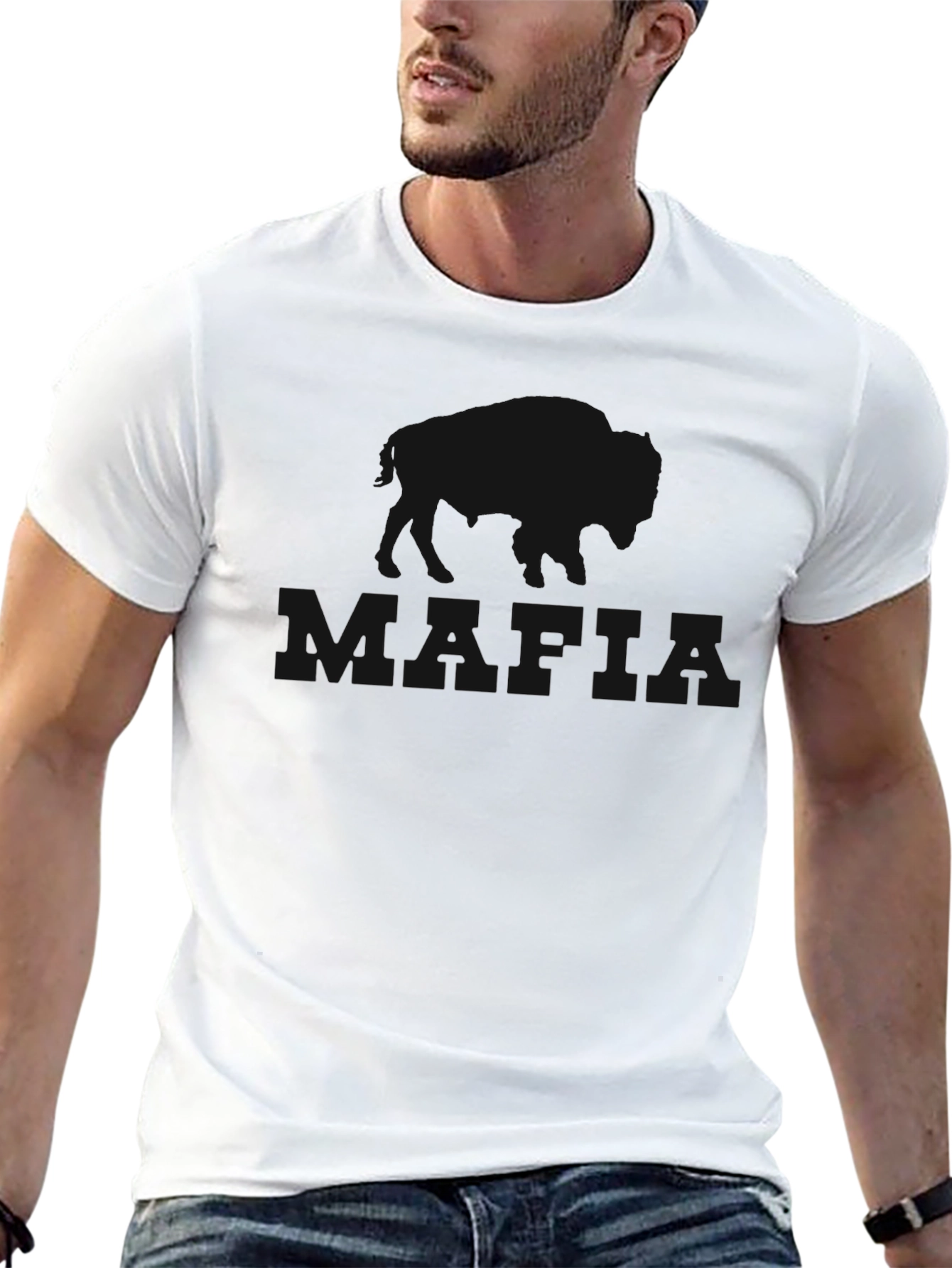Mens Black Short Sleeve T-Shirt