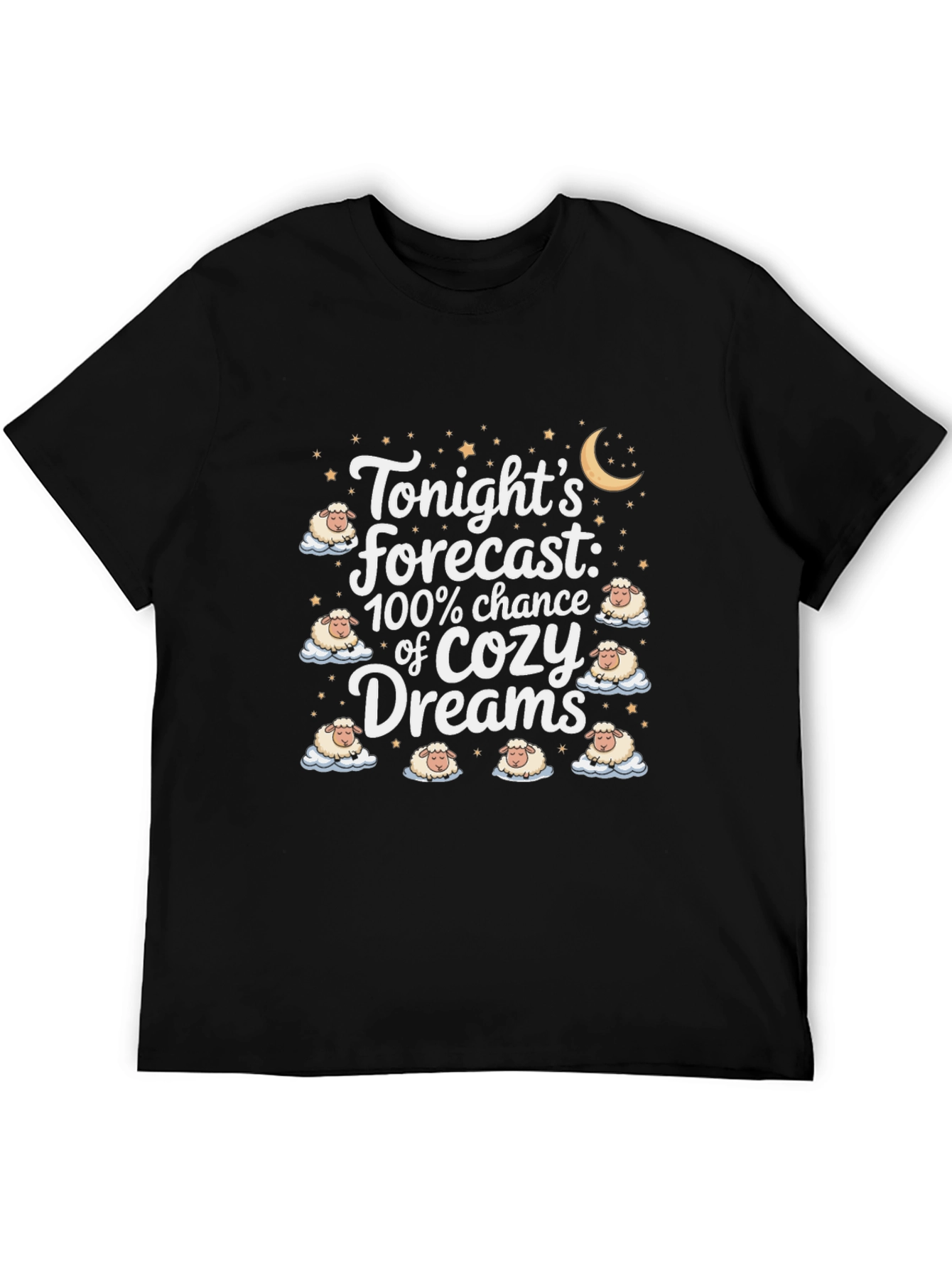 Cozy Dreams Forecast T-Shirt - Soft Cotton Sleep Shirt