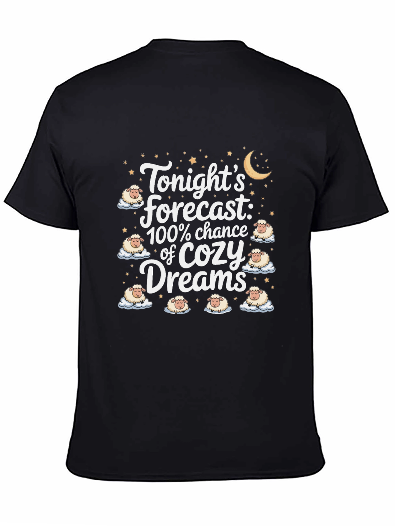 Cozy Dreams Forecast T-Shirt - Soft Cotton Sleep Shirt