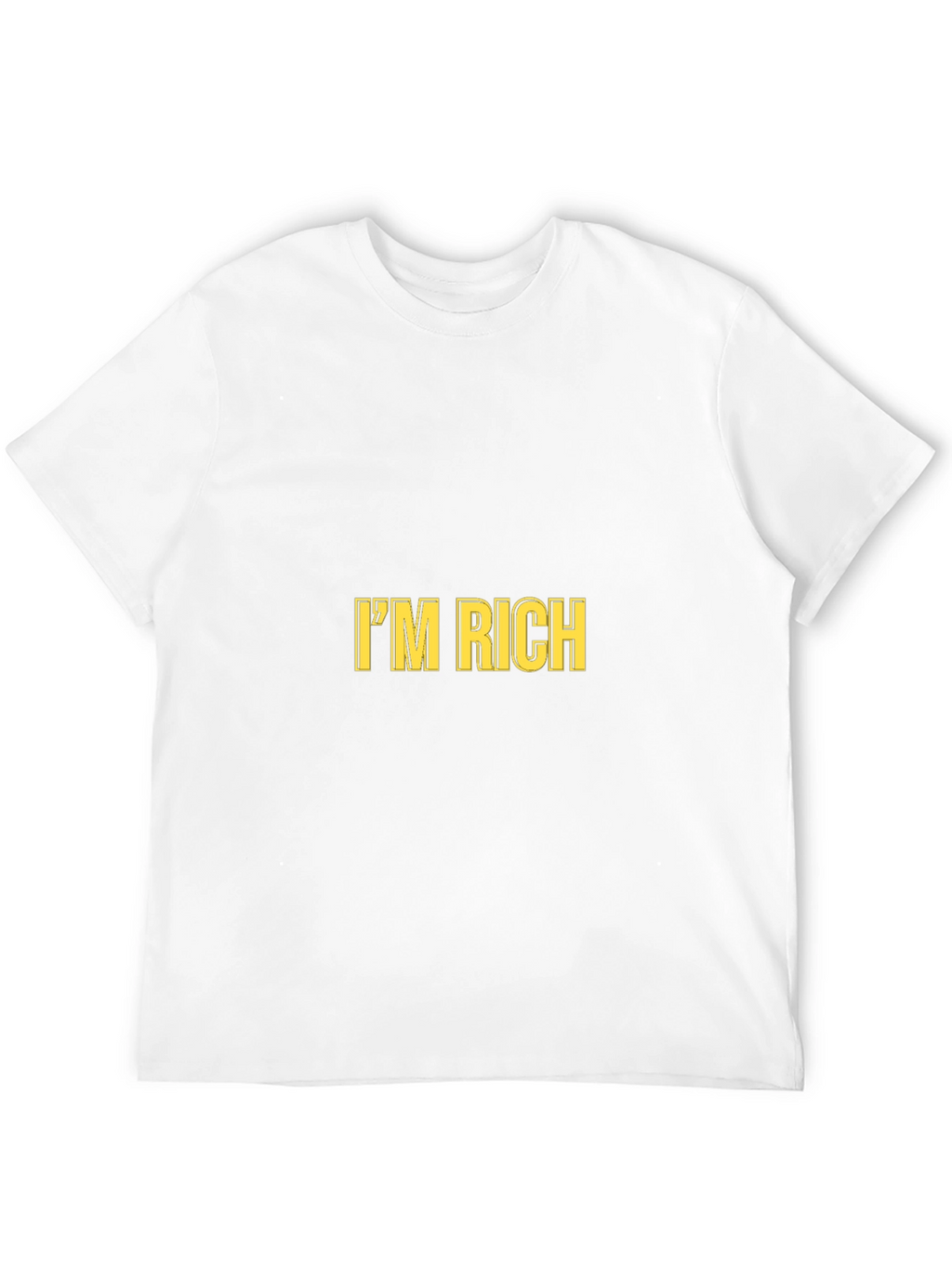 Im Rich Black Graphic Tee
