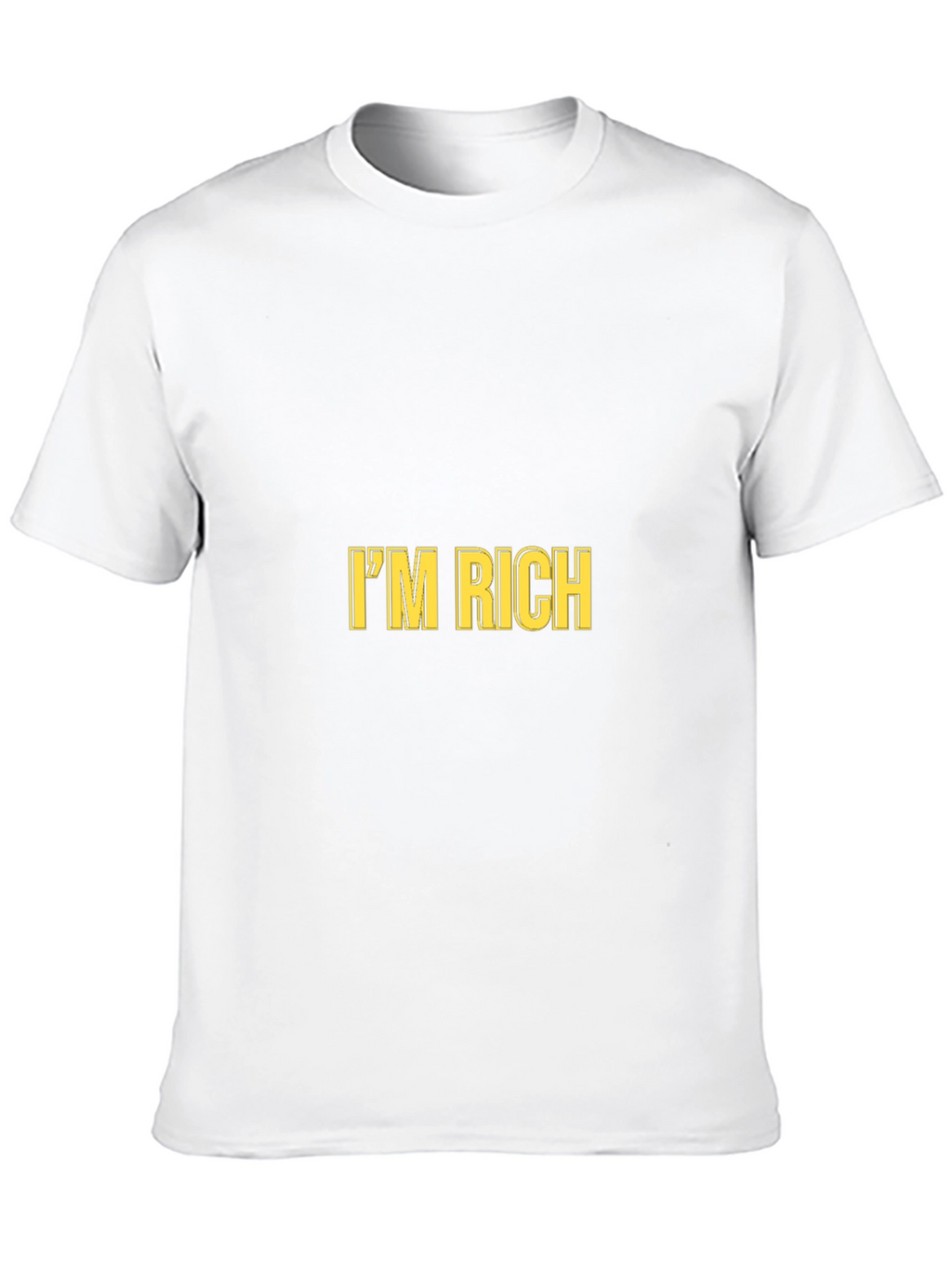 Im Rich Black Graphic Tee
