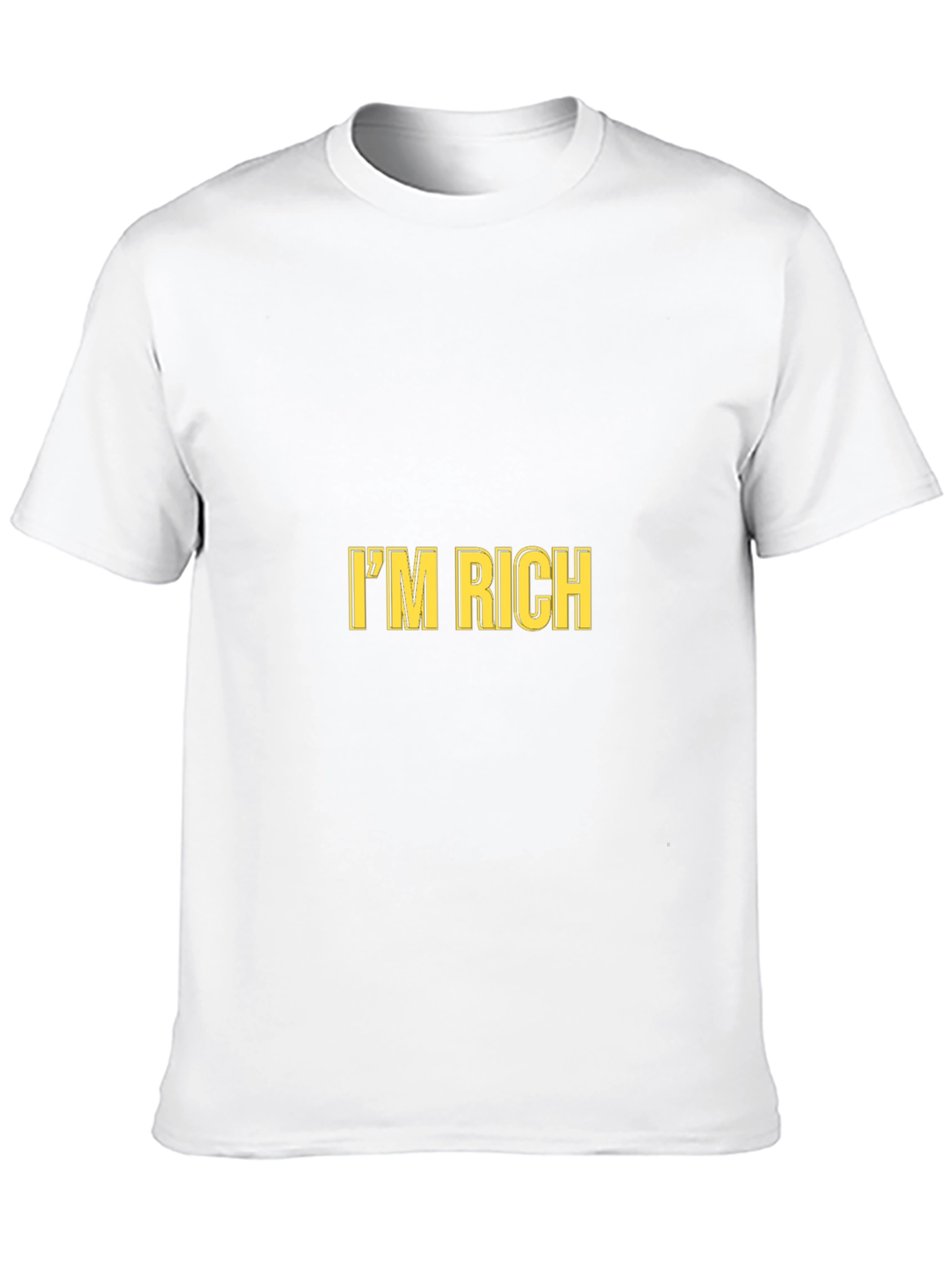 Im Rich Black Graphic Tee