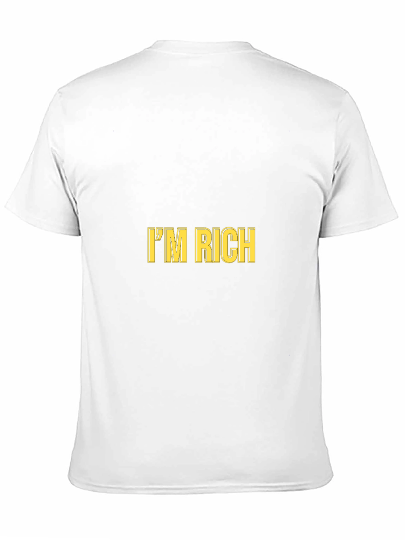 Im Rich Black Graphic Tee