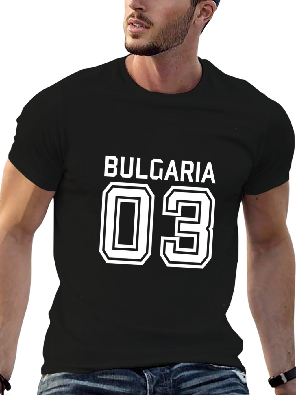 Bulgaria 03 Black T-Shirt