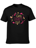 Girls Night Out Graphic Tee - Black