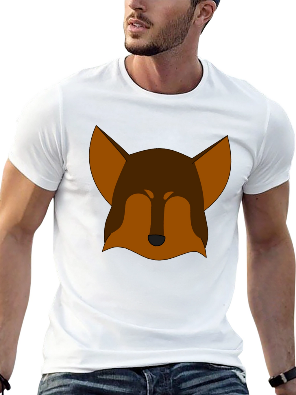 Modern Fox Graphic Tee - Casual Style