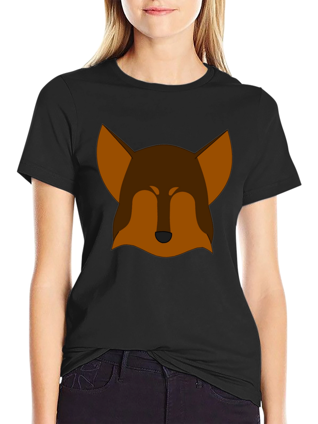 Modern Fox Graphic Tee - Casual Style