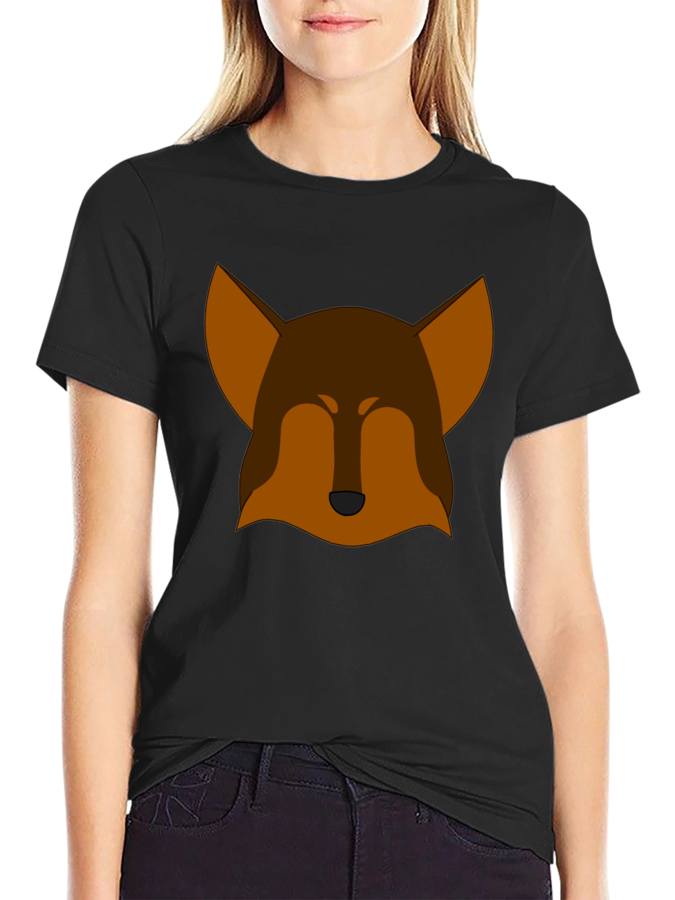 Modern Fox Graphic Tee - Casual Style