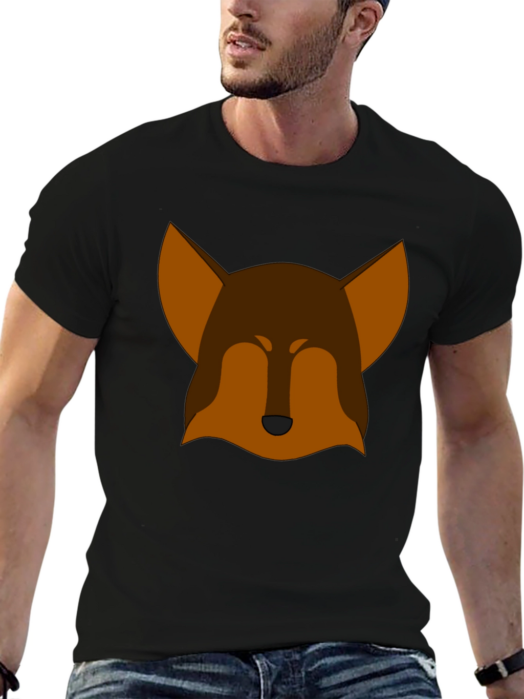 Modern Fox Graphic Tee - Casual Style