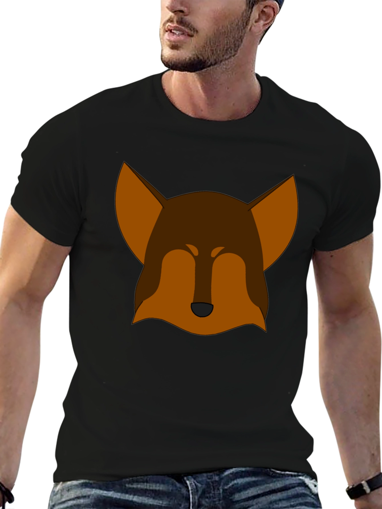 Modern Fox Graphic Tee - Casual Style