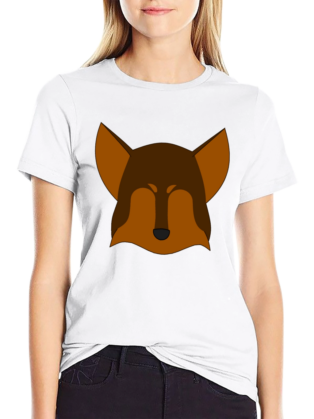 Modern Fox Graphic Tee - Casual Style