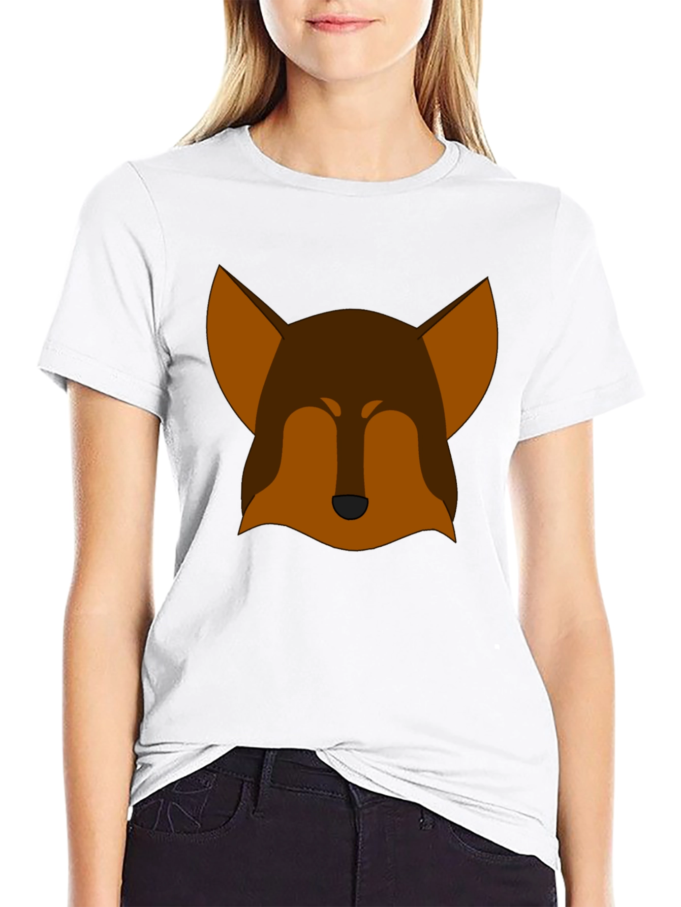 Modern Fox Graphic Tee - Casual Style