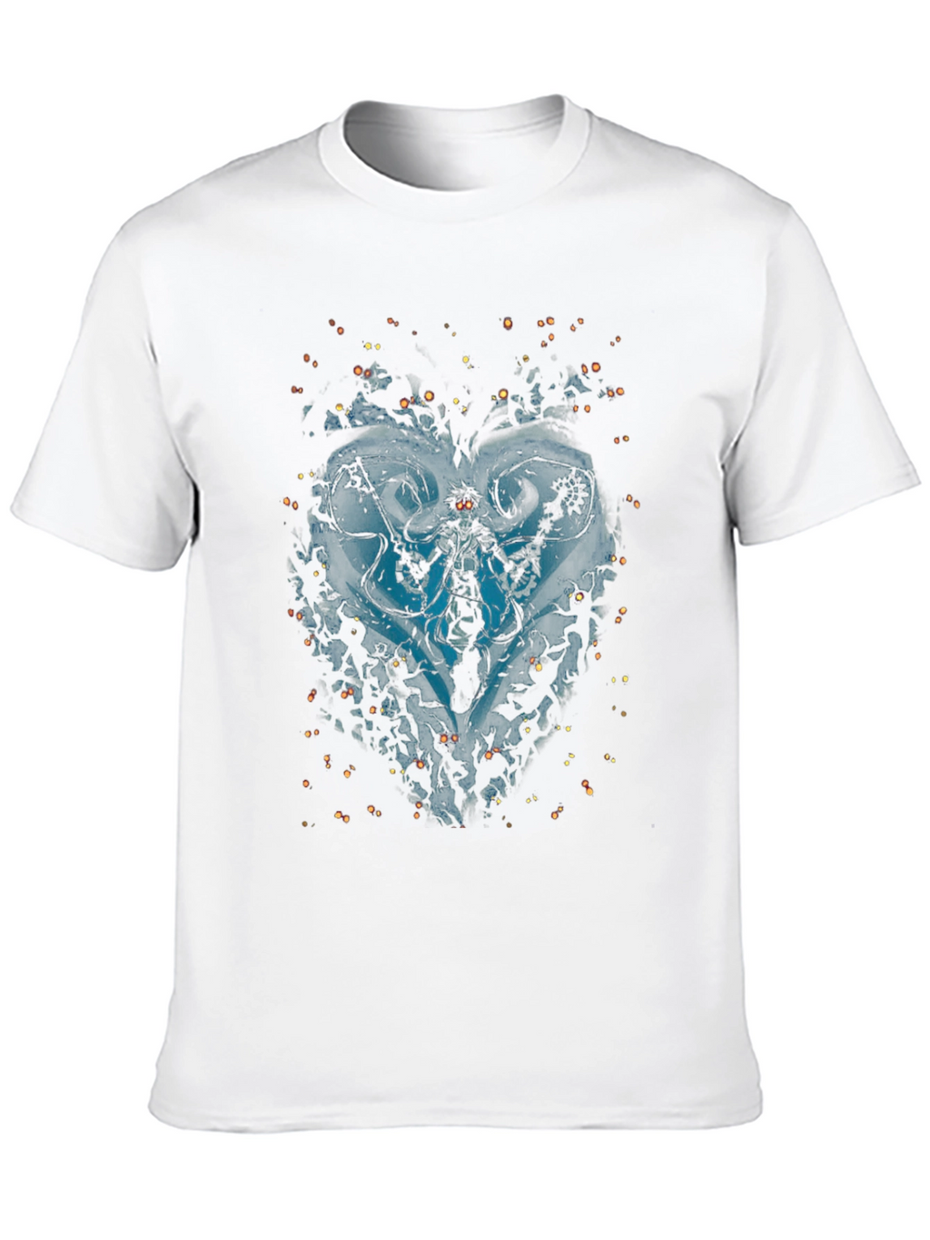Mens Black Graphic Print T-Shirt