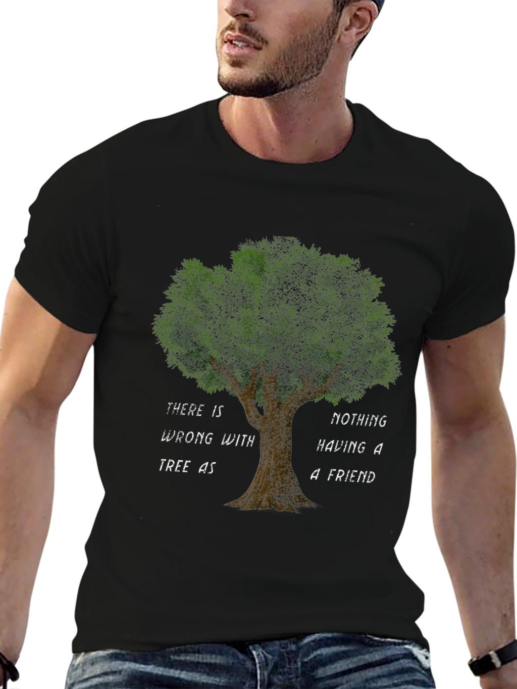 Tree Friend Graphic T-Shirt - Black