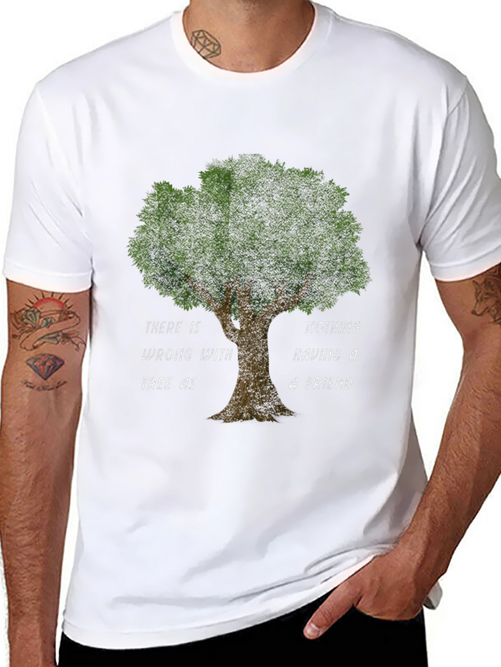 Tree Friend Graphic T-Shirt - Black