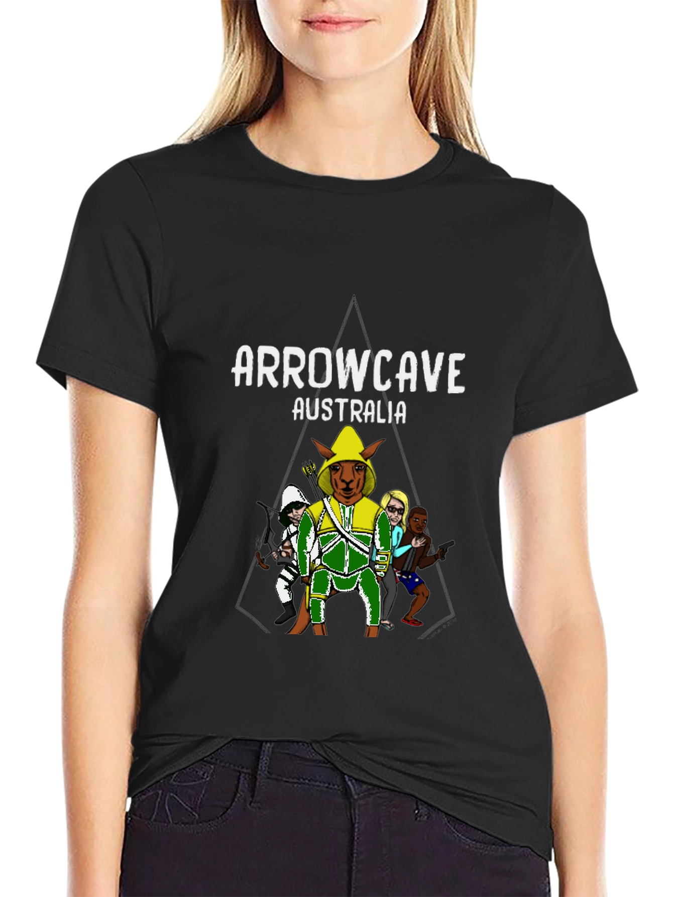 Arrowcave Australia T-Shirt Black