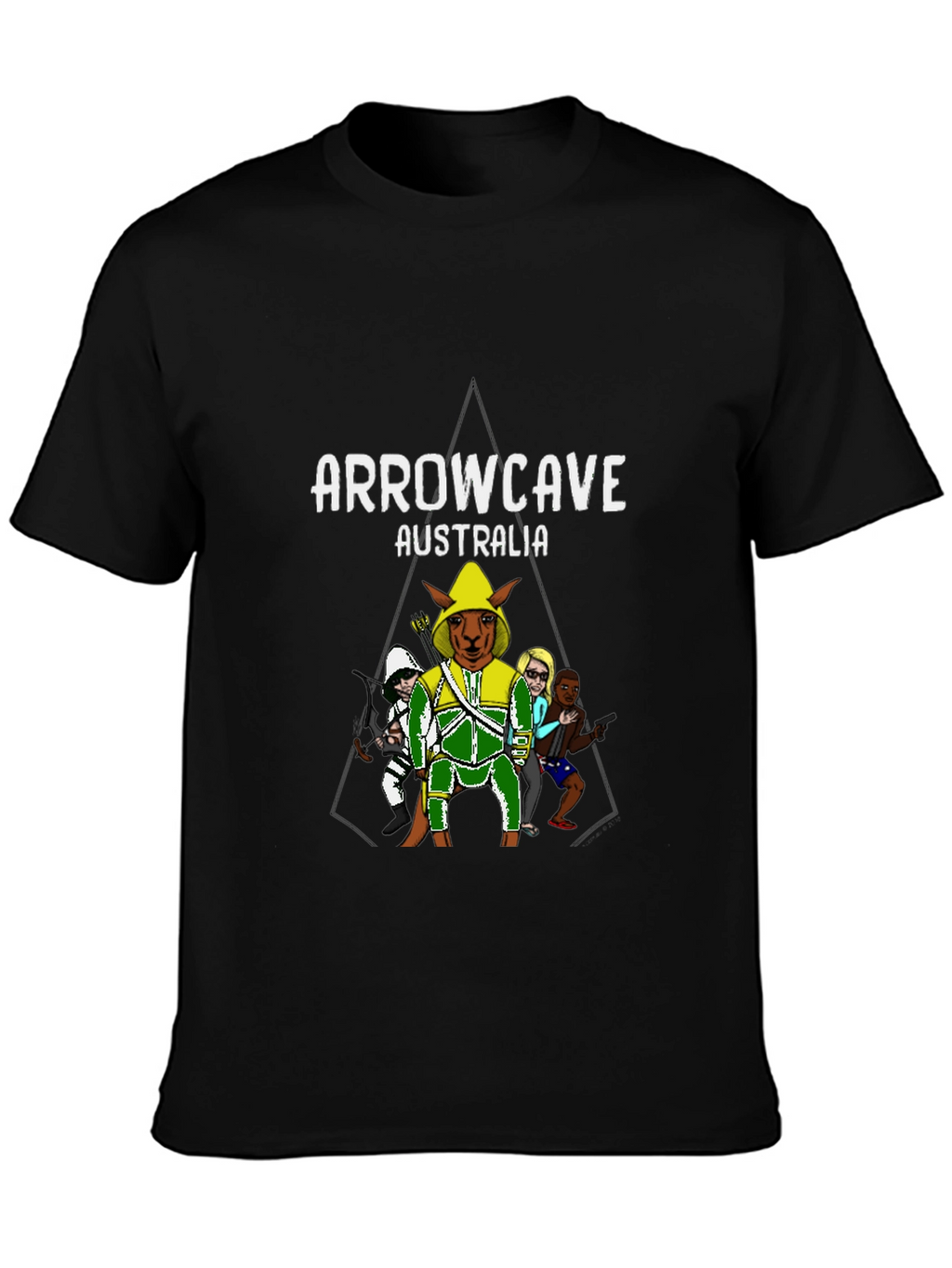 Arrowcave Australia T-Shirt Black