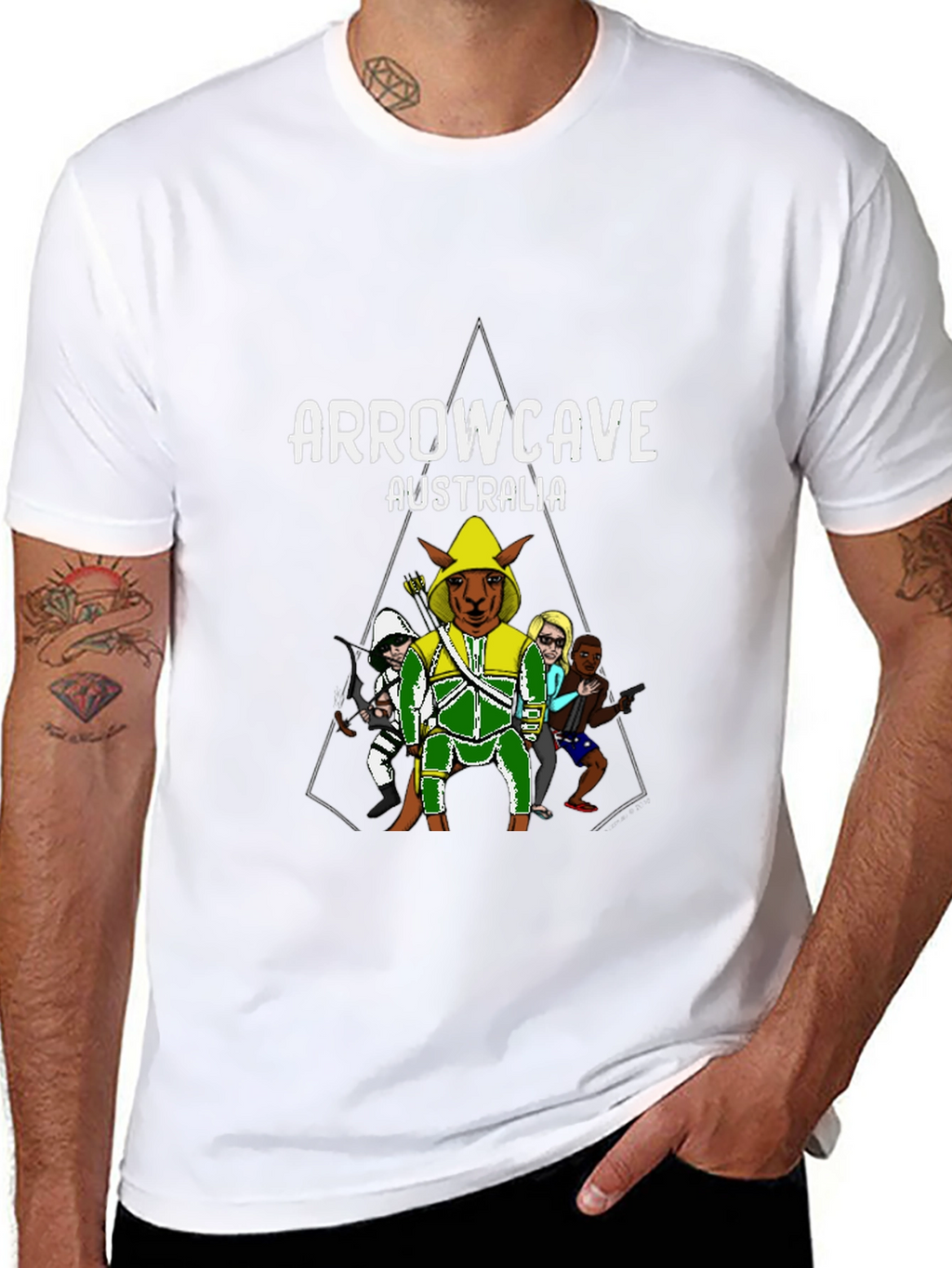 Arrowcave Australia T-Shirt Black