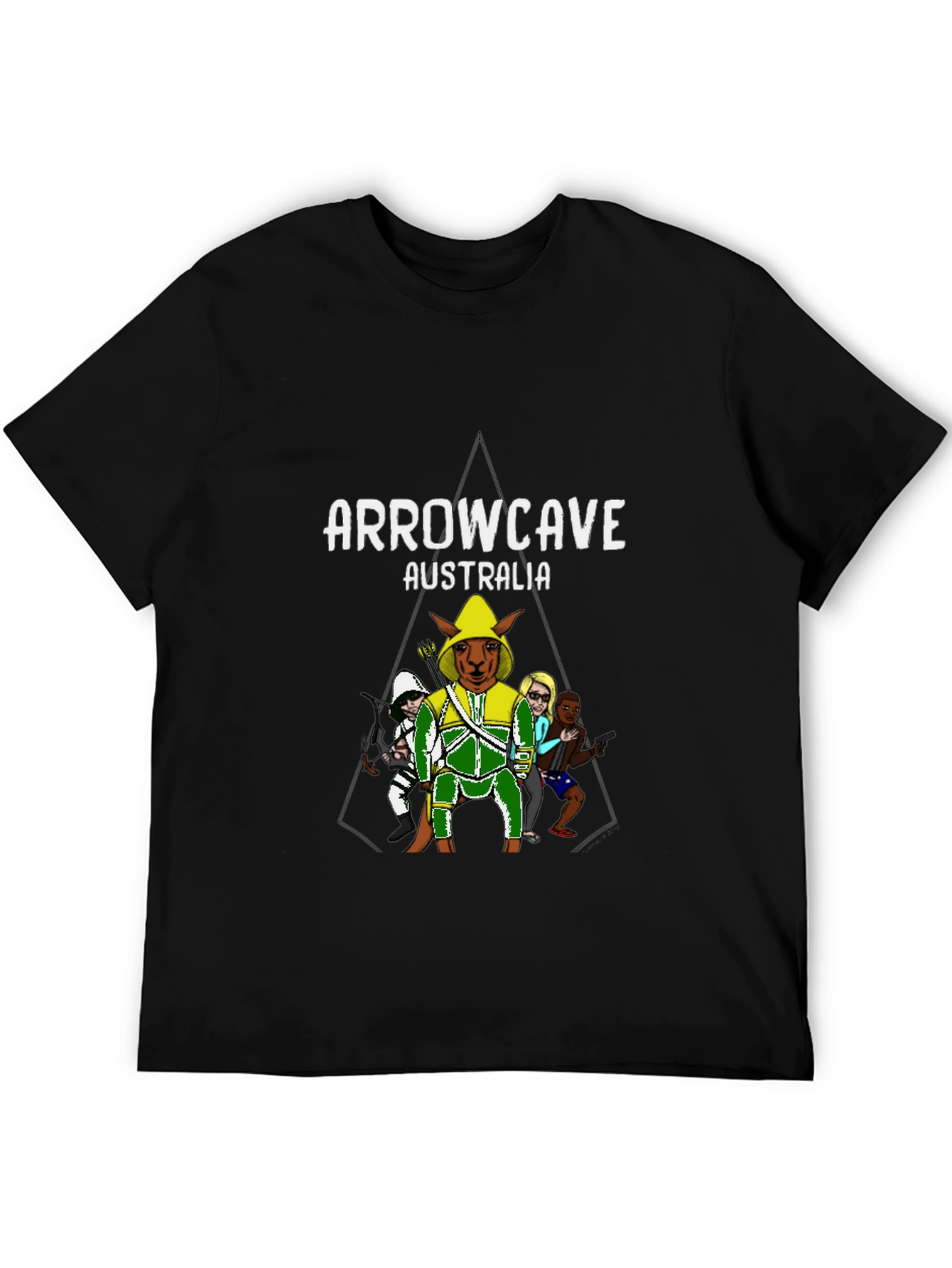 Arrowcave Australia T-Shirt Black