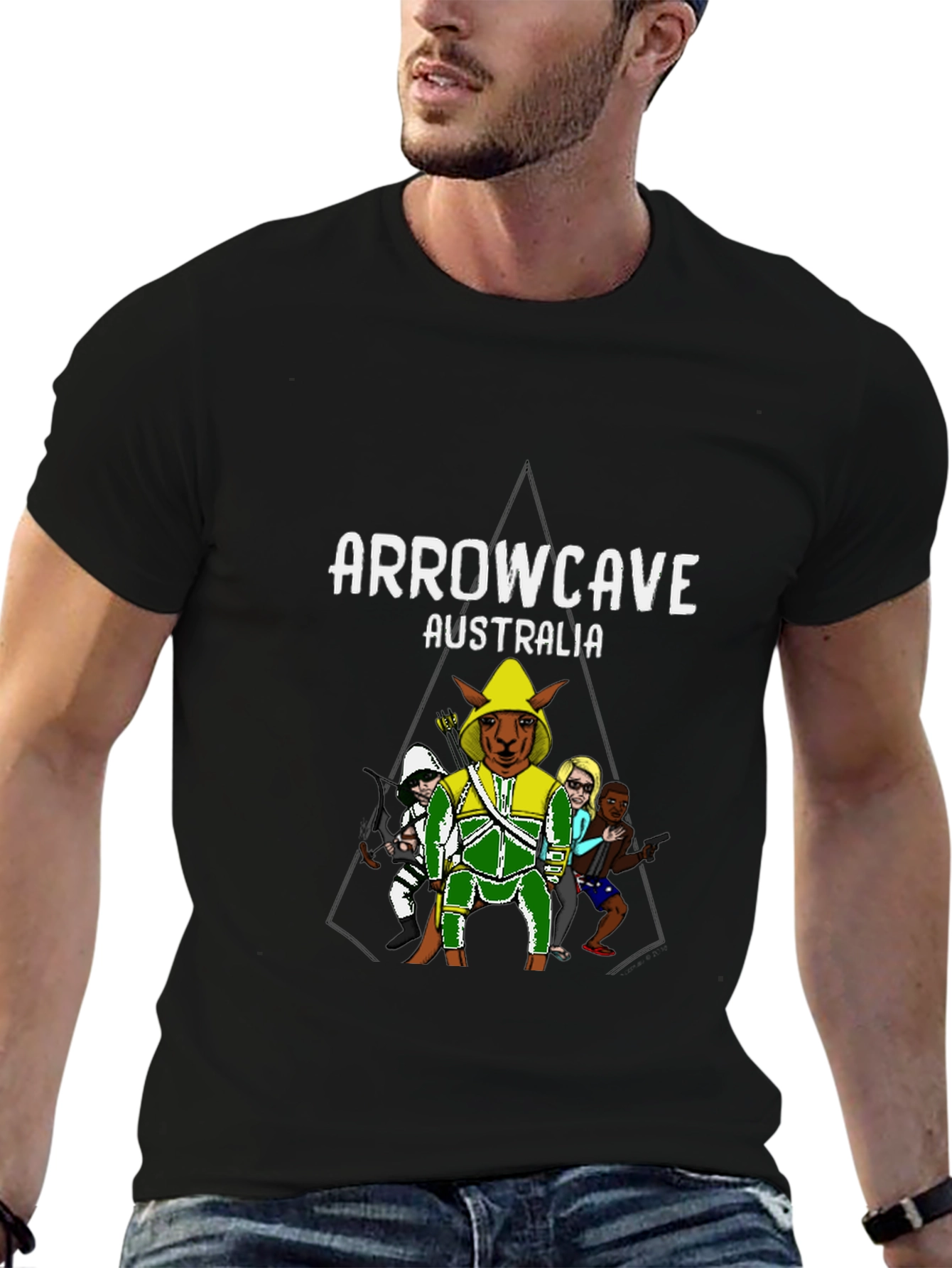 Arrowcave Australia T-Shirt Black