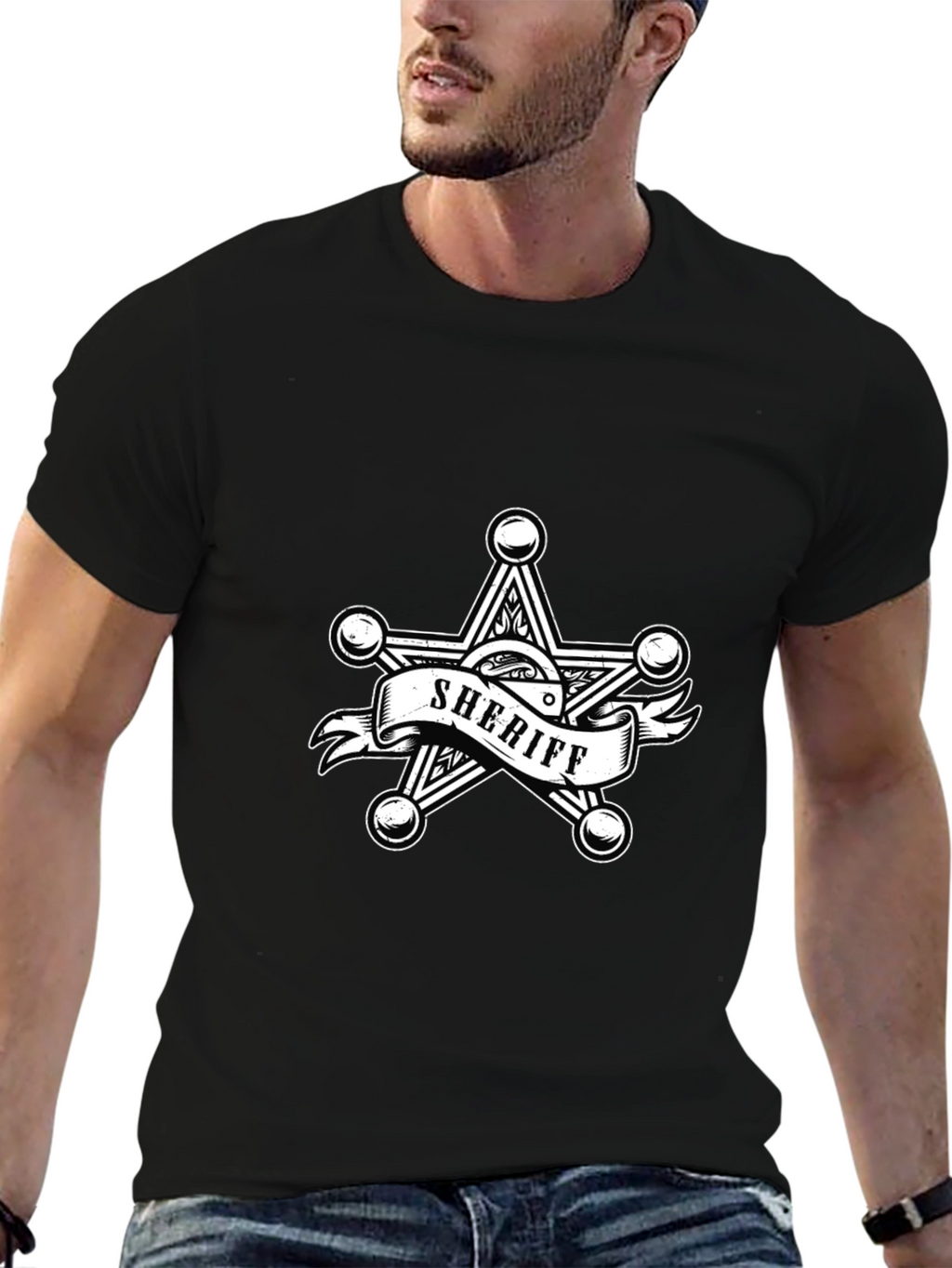 Sheriff Star T-Shirt - Western Style Tee