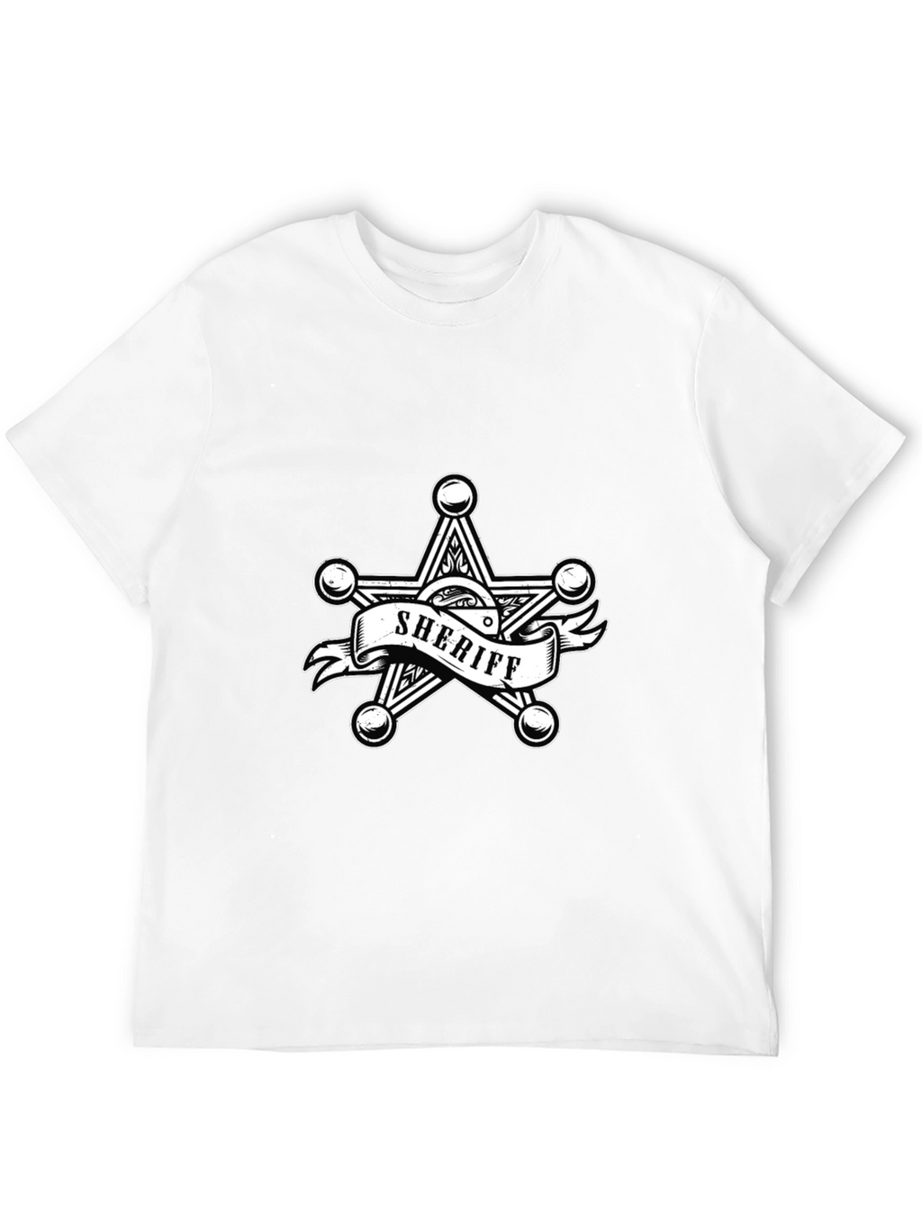 Sheriff Star T-Shirt - Western Style Tee
