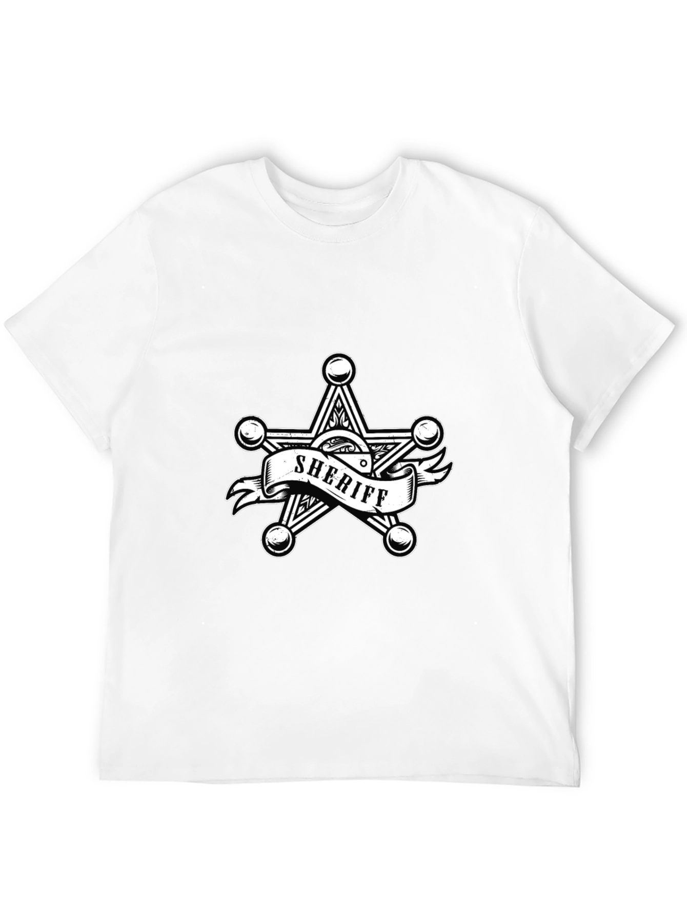 Sheriff Star T-Shirt - Western Style Tee