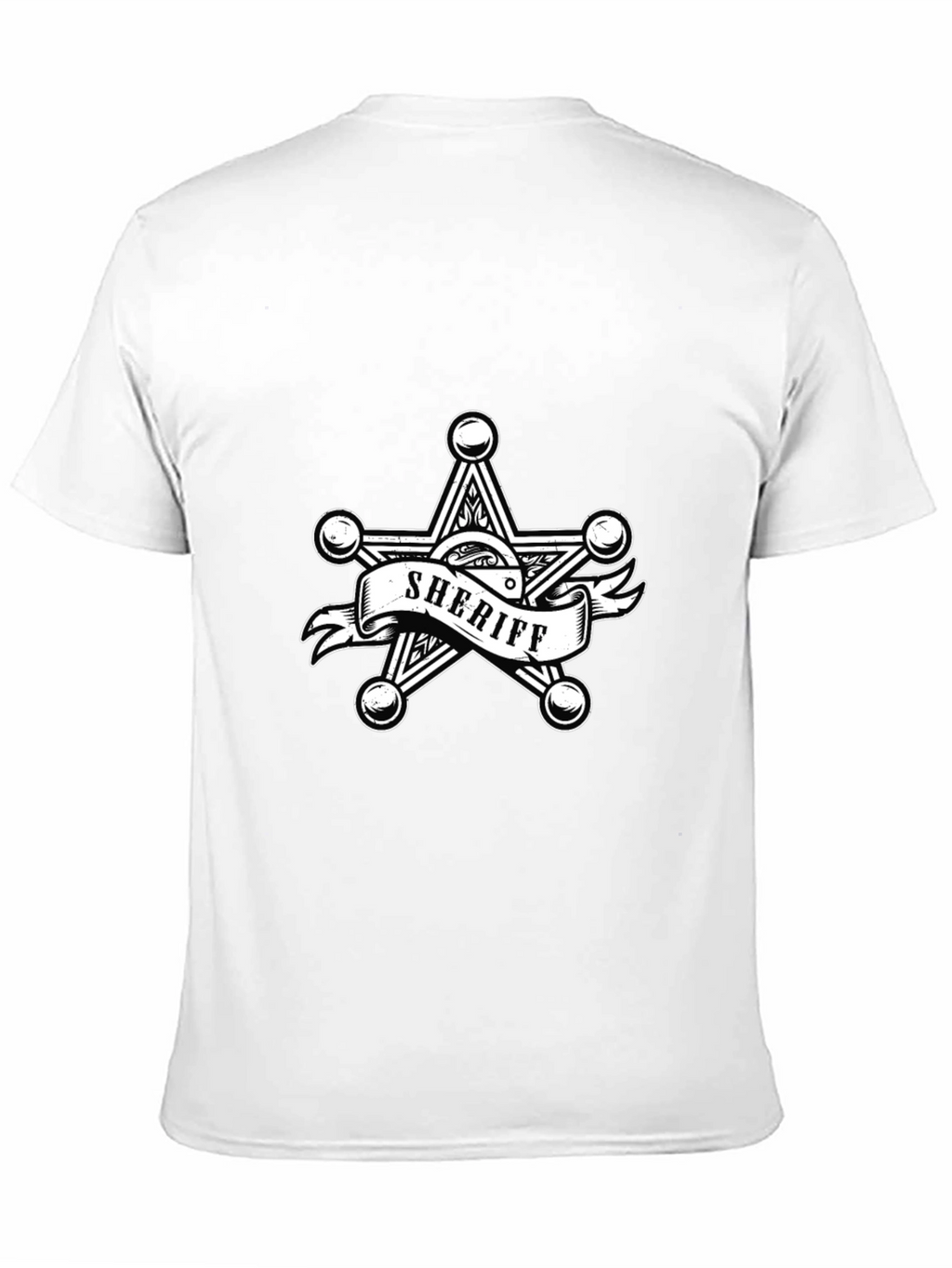 Sheriff Star T-Shirt - Western Style Tee