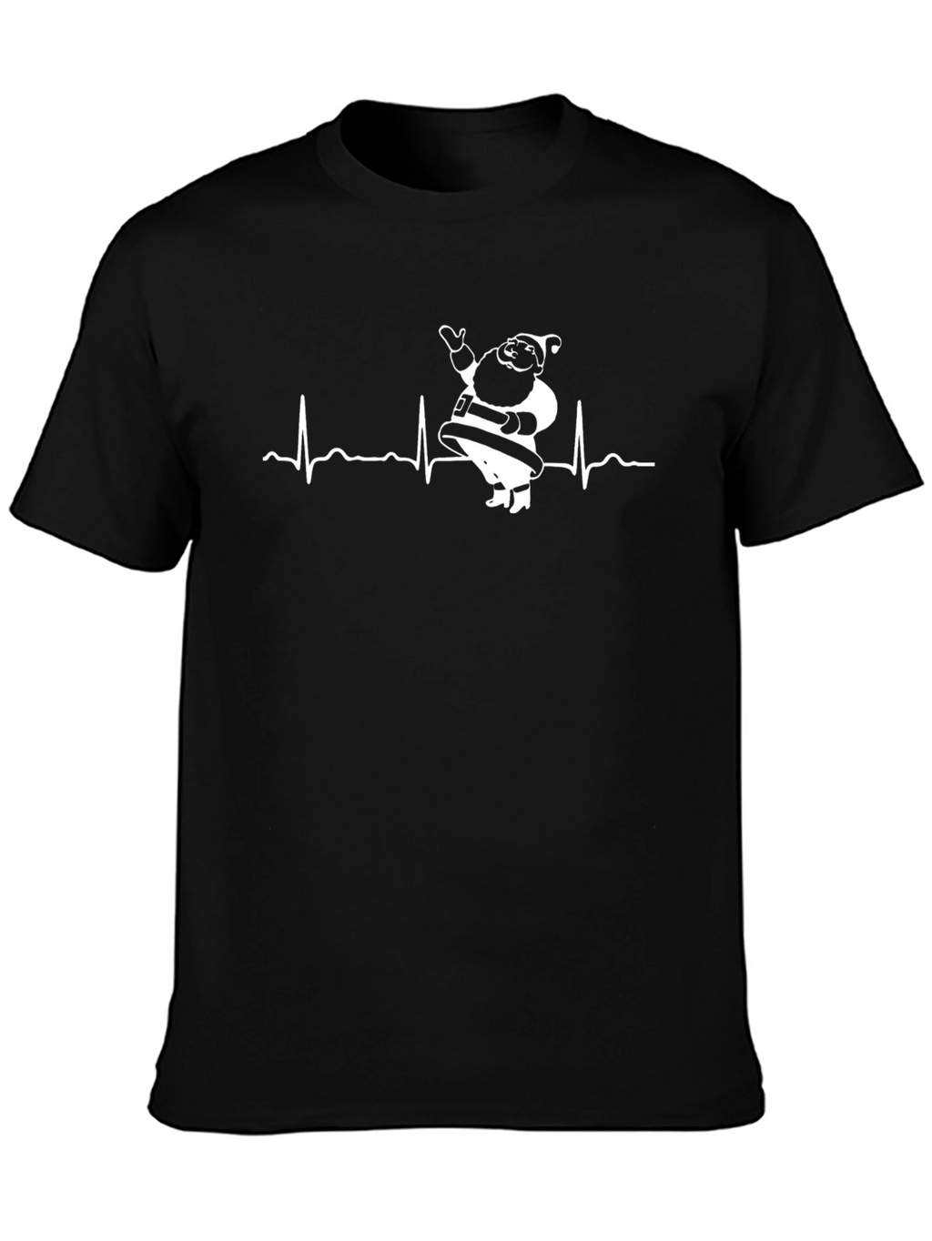 Santa Claus Heartbeat T-Shirt