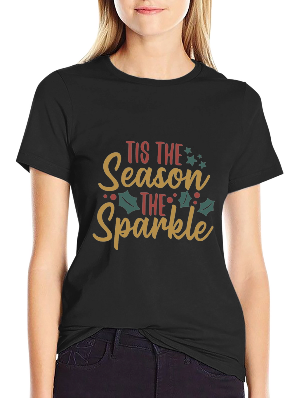 Tis The Season To Sparkle Christmas Graphic T-Shirt