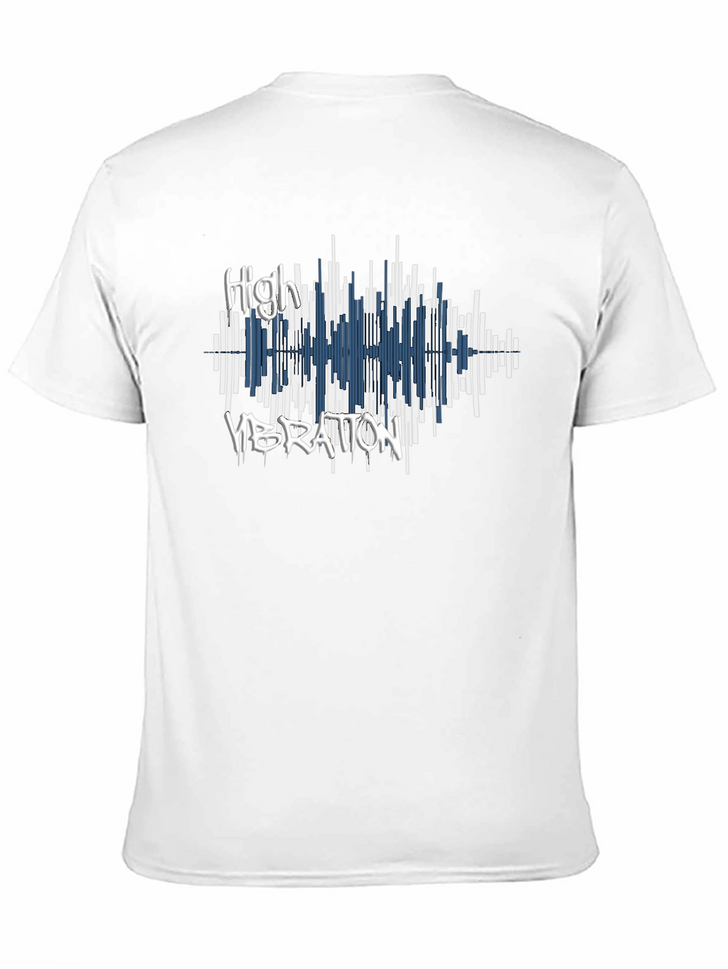 High Vibration Graphic Tee - Black Cotton T-Shirt