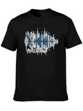 High Vibration Graphic Tee - Black Cotton T-Shirt
