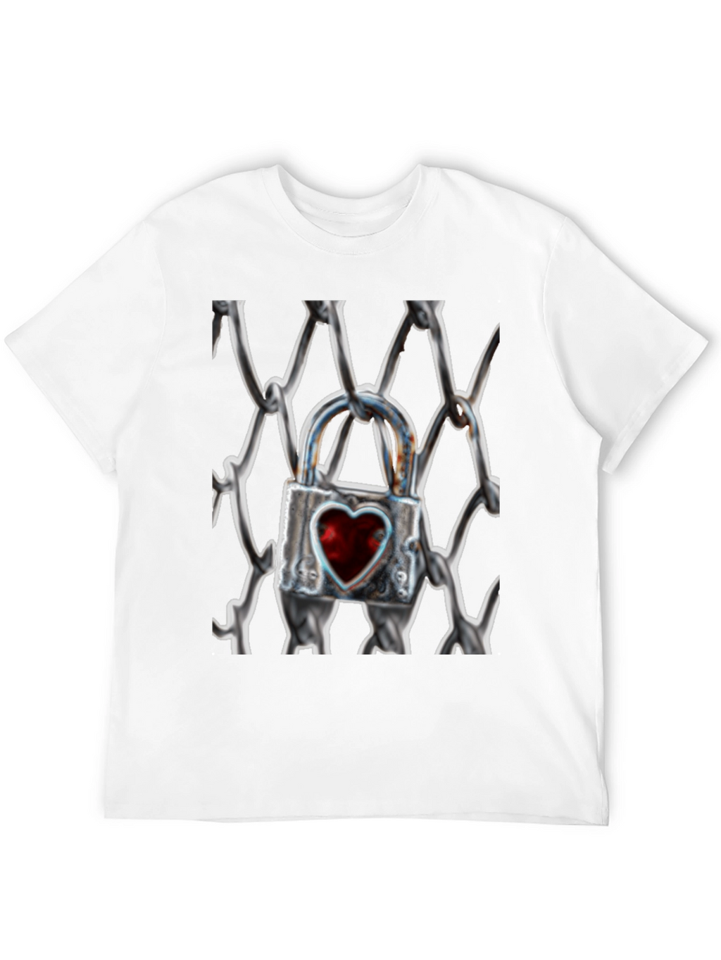 Heart Lock on Chains T-Shirt