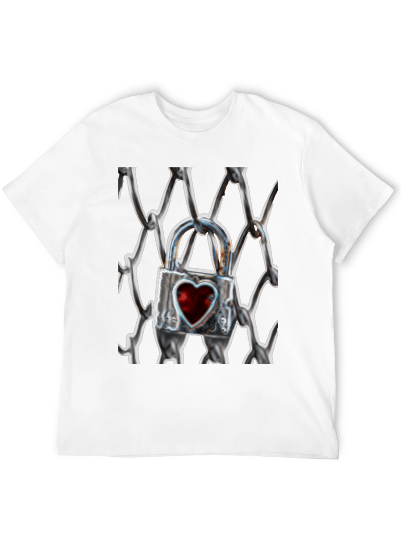 Heart Lock on Chains T-Shirt