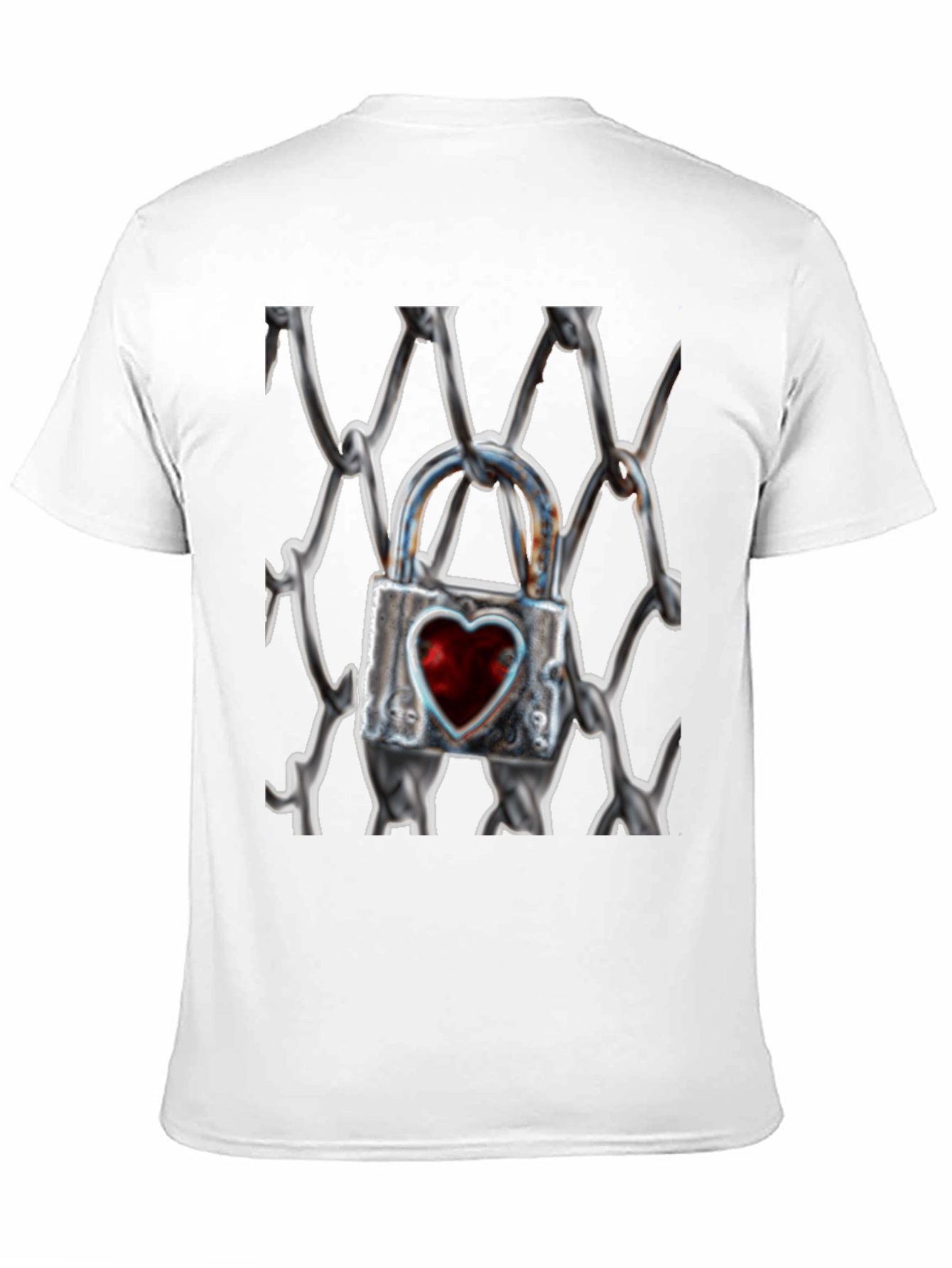 Heart Lock on Chains T-Shirt