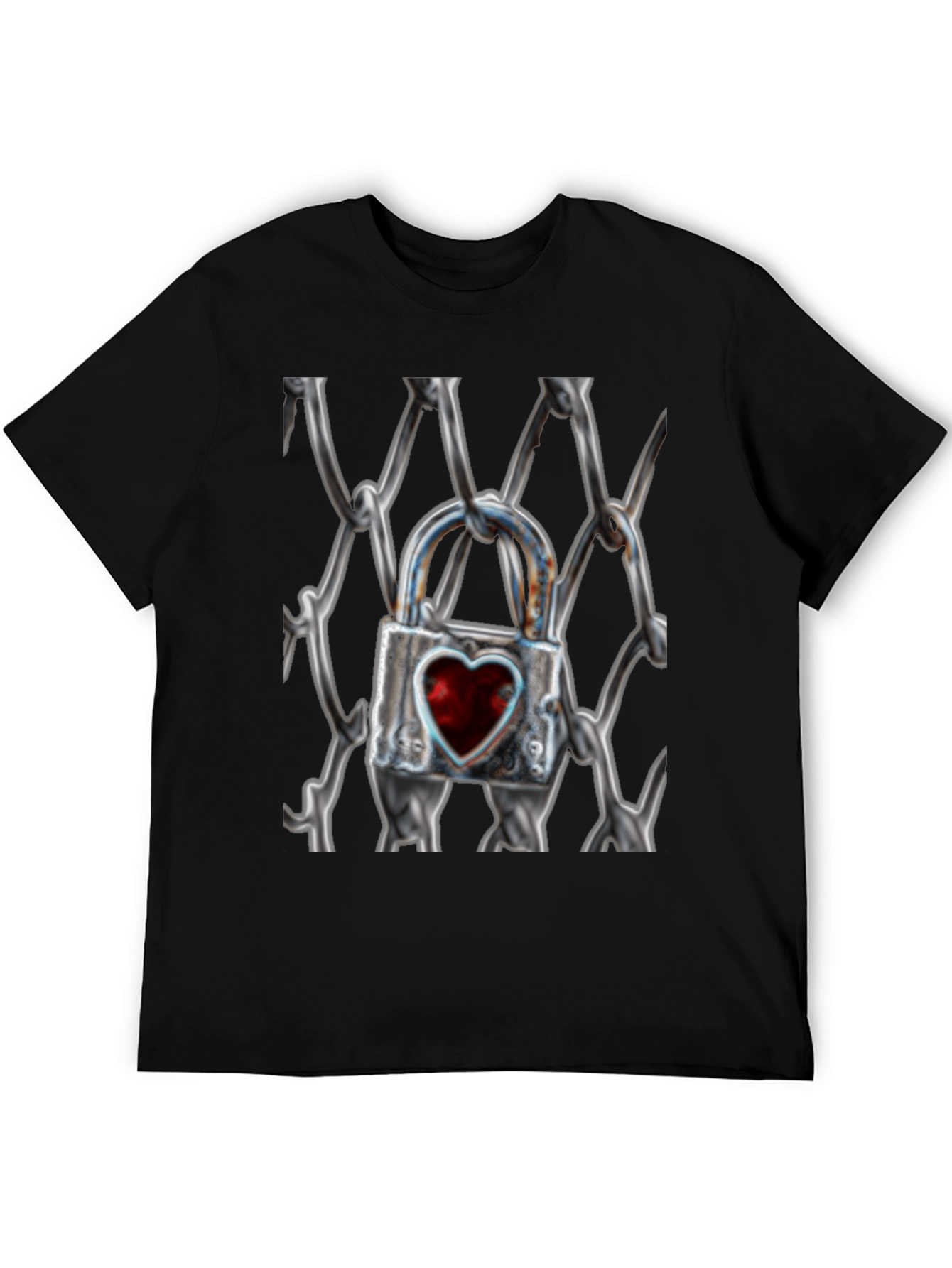 Heart Lock on Chains T-Shirt