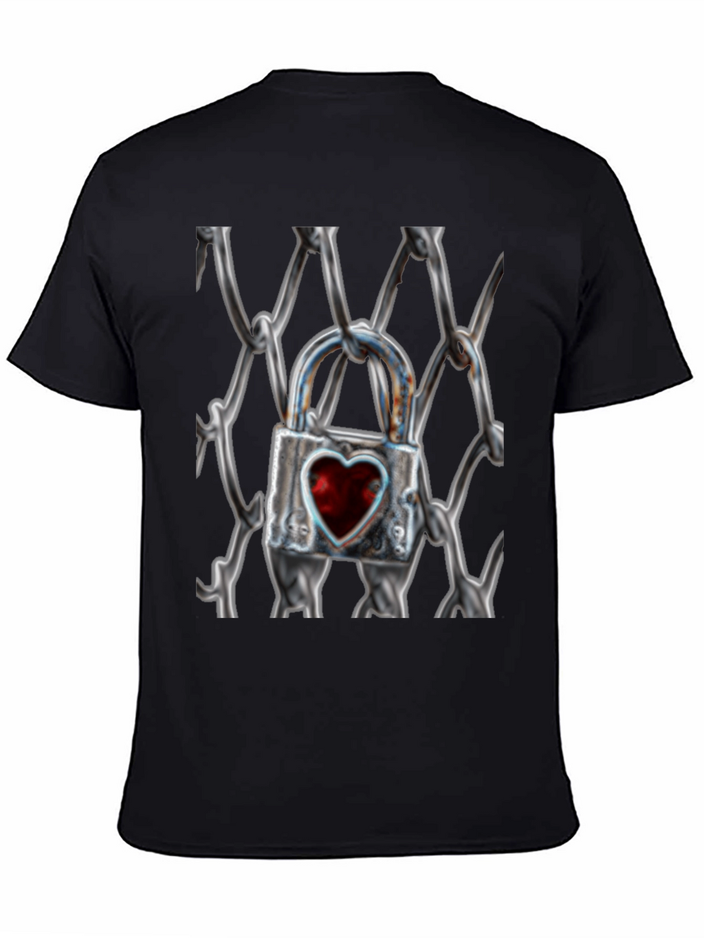 Heart Lock on Chains T-Shirt